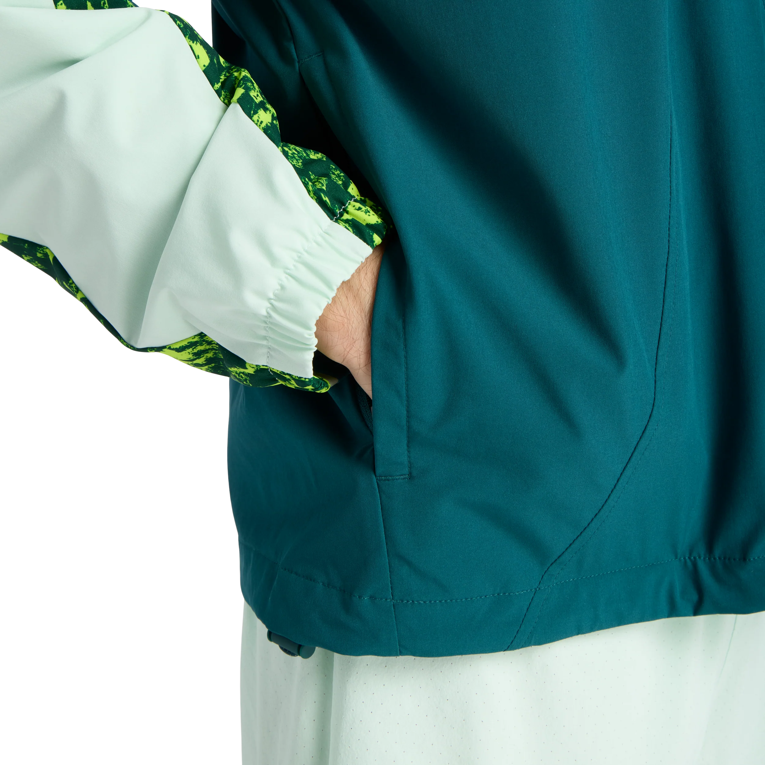 New Balance Mens London Edition Marathon Jacket - Medusa Green - SS26 - Image 8