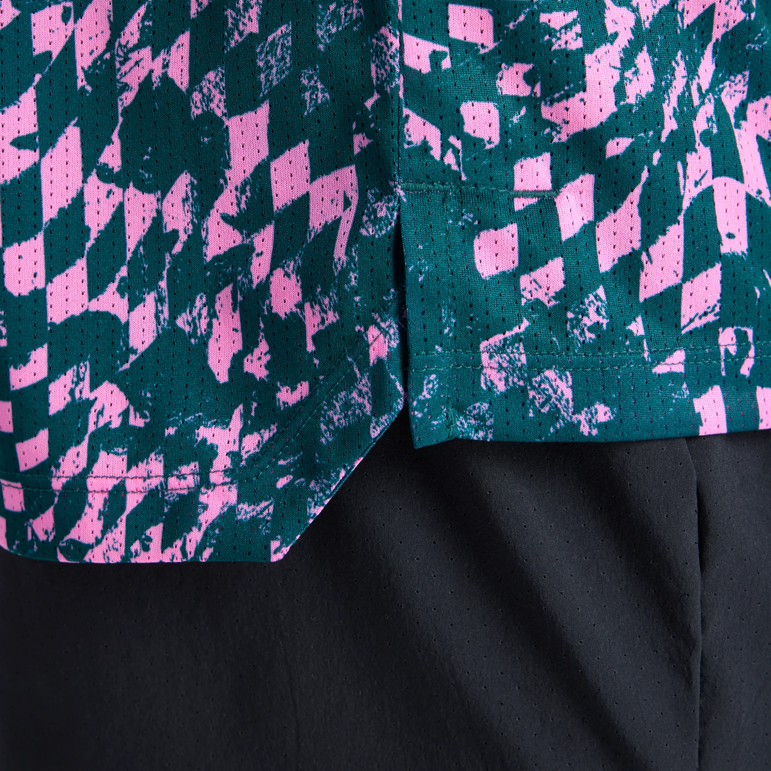 New Balance Mens London Edition RC Essential Printed T-Shirt - Pink Heat - SS26 - Image 9