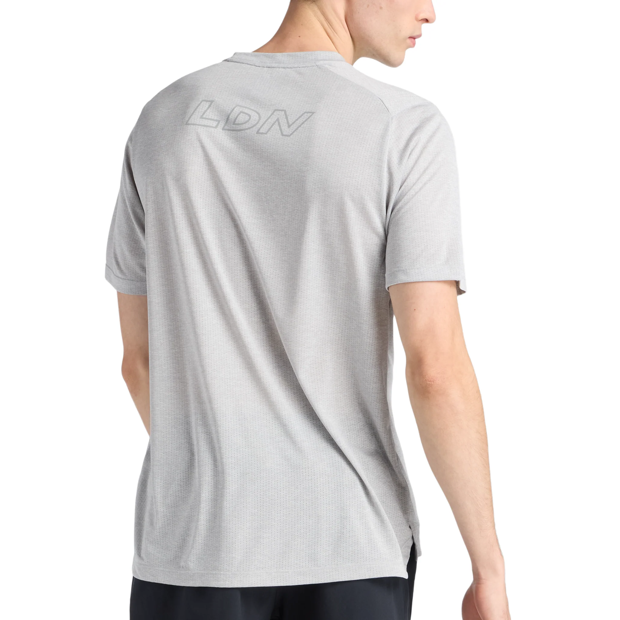 New Balance Mens London Edition RC Essential T-Shirt - Athletic Grey - SS26 - Image 2