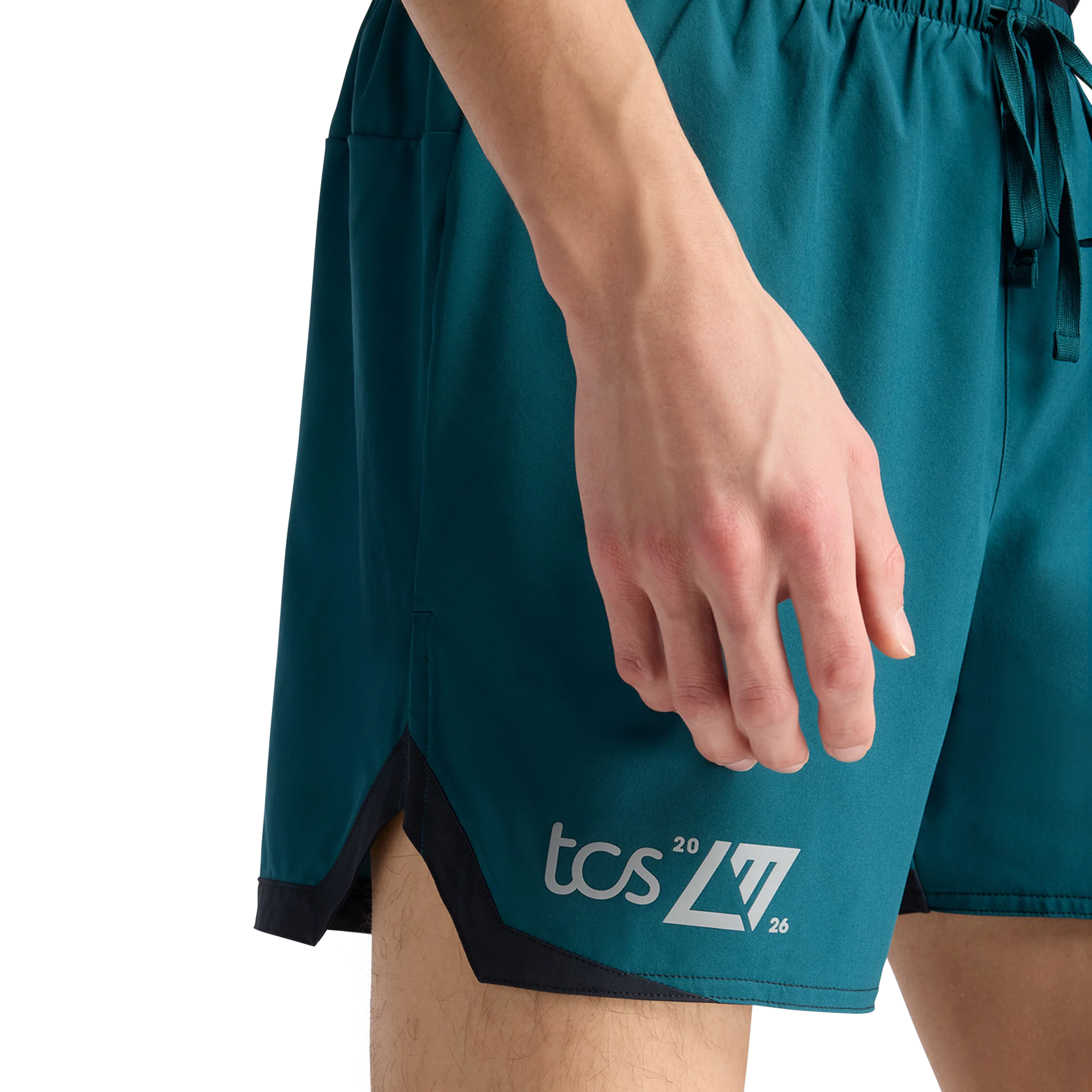 New Balance Mens London Edition RC Essentials Short 5" - Medusa Green - SS26 - Image 3