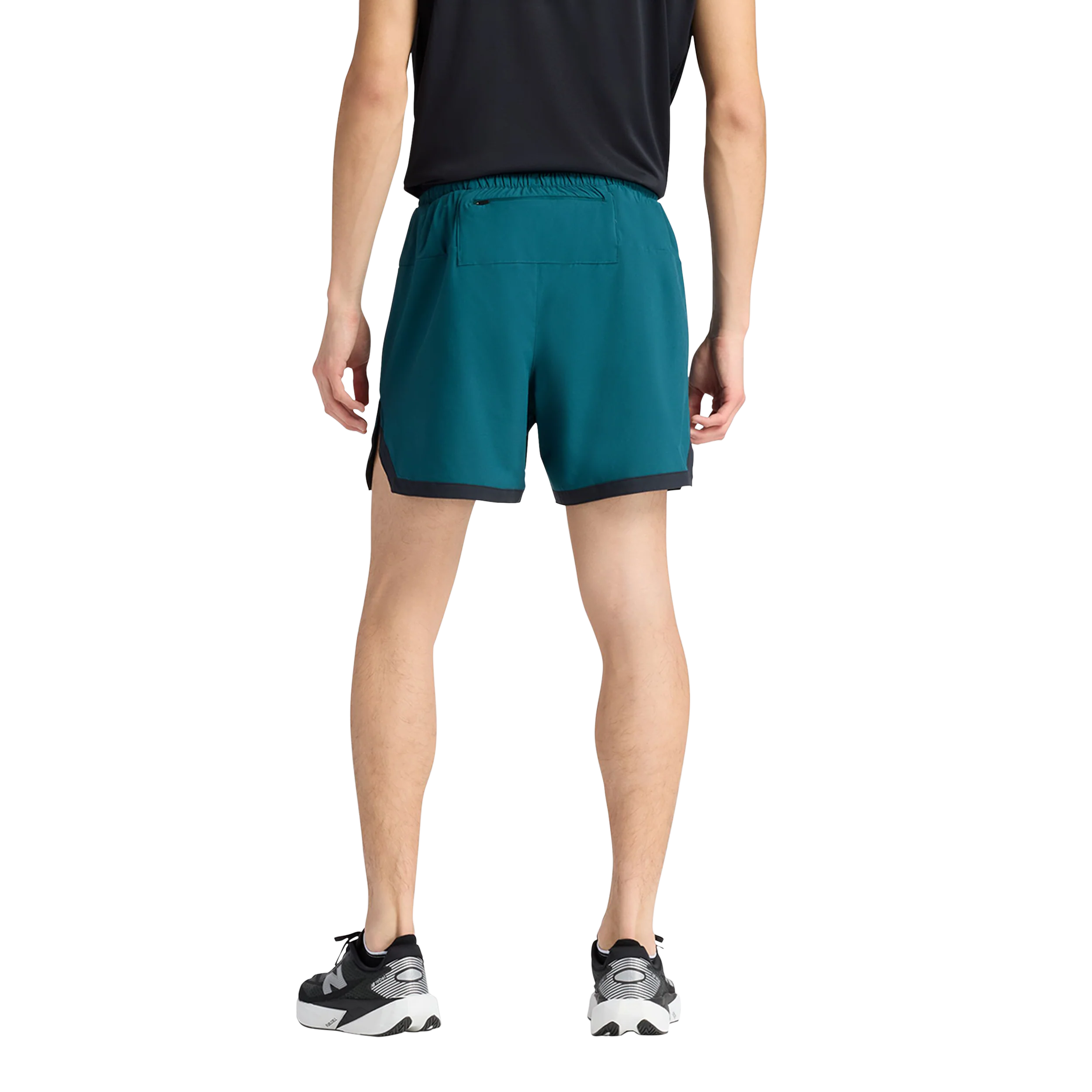 New Balance Mens London Edition RC Essentials Short 5" - Medusa Green - SS26 - Image 6