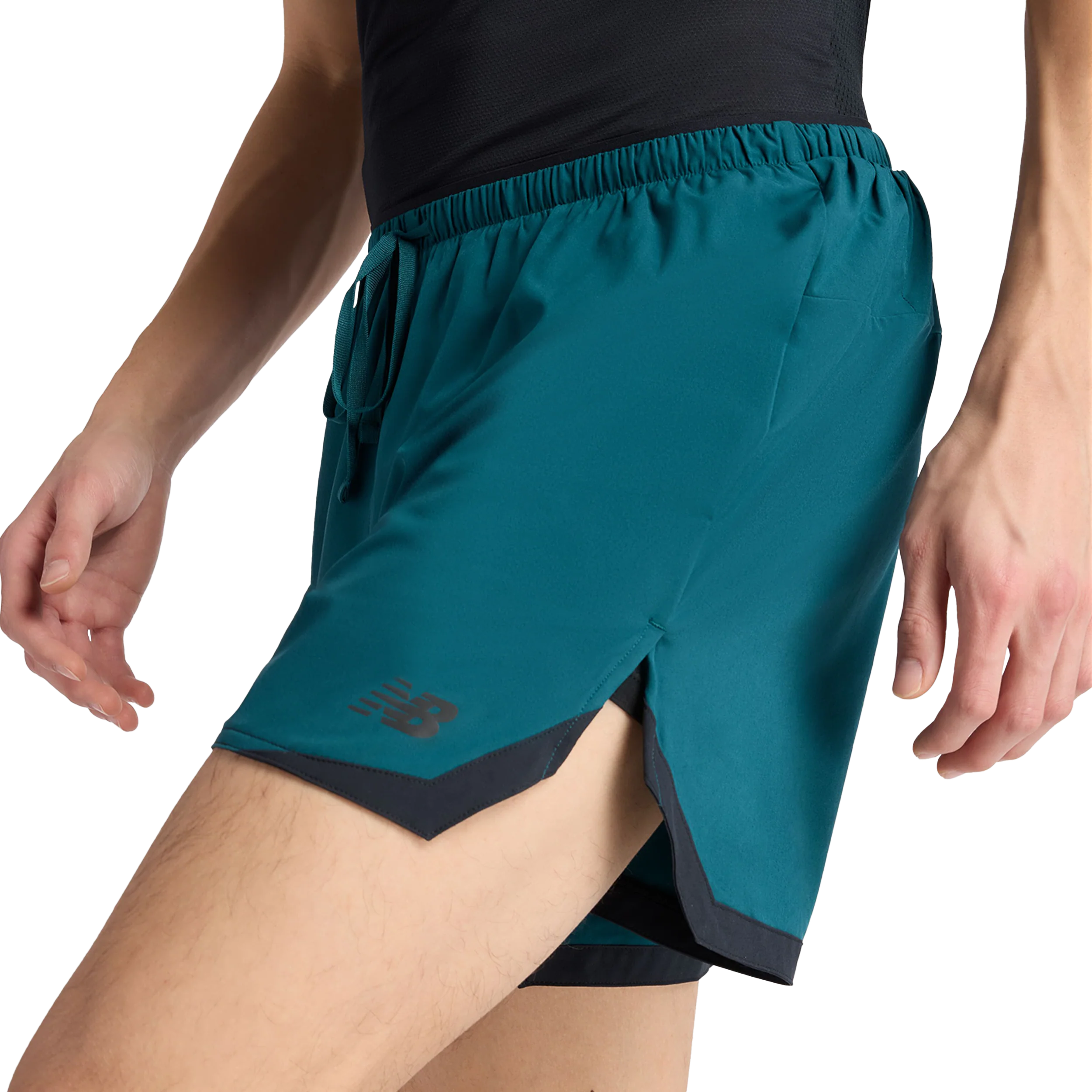 New Balance Mens London Edition RC Essentials Short 5" - Medusa Green - SS26 - Image 9