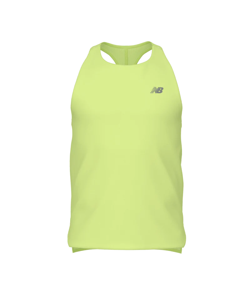 New Balance Mens Race Day Ultra Light Singlet - Afterglow - SS26