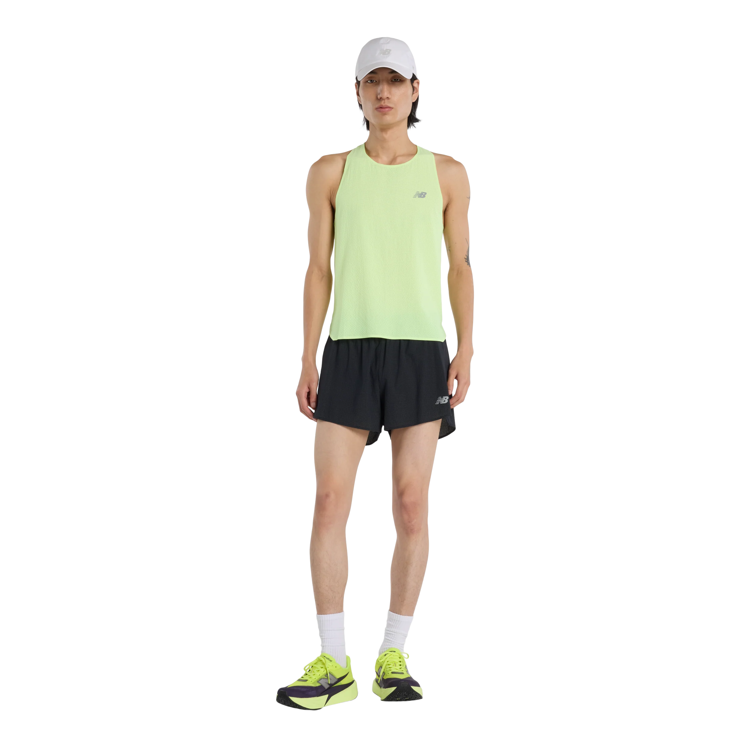 New Balance Mens Race Day Ultra Light Singlet - Afterglow - SS26 - Image 3