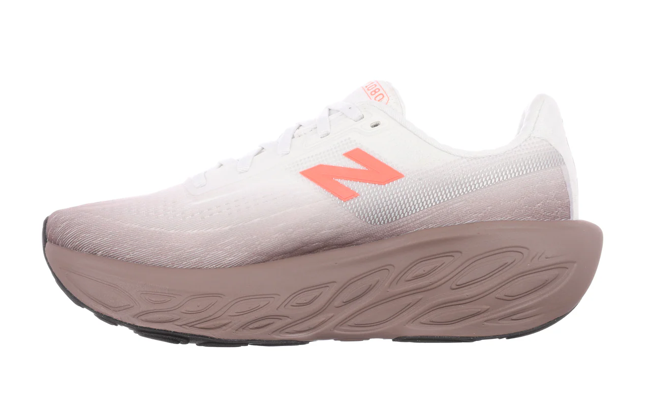 New Balance Womens 1080V14 - Earth Shadow/Reflection/Urgent Red - Neutral - AW25 - Image 3