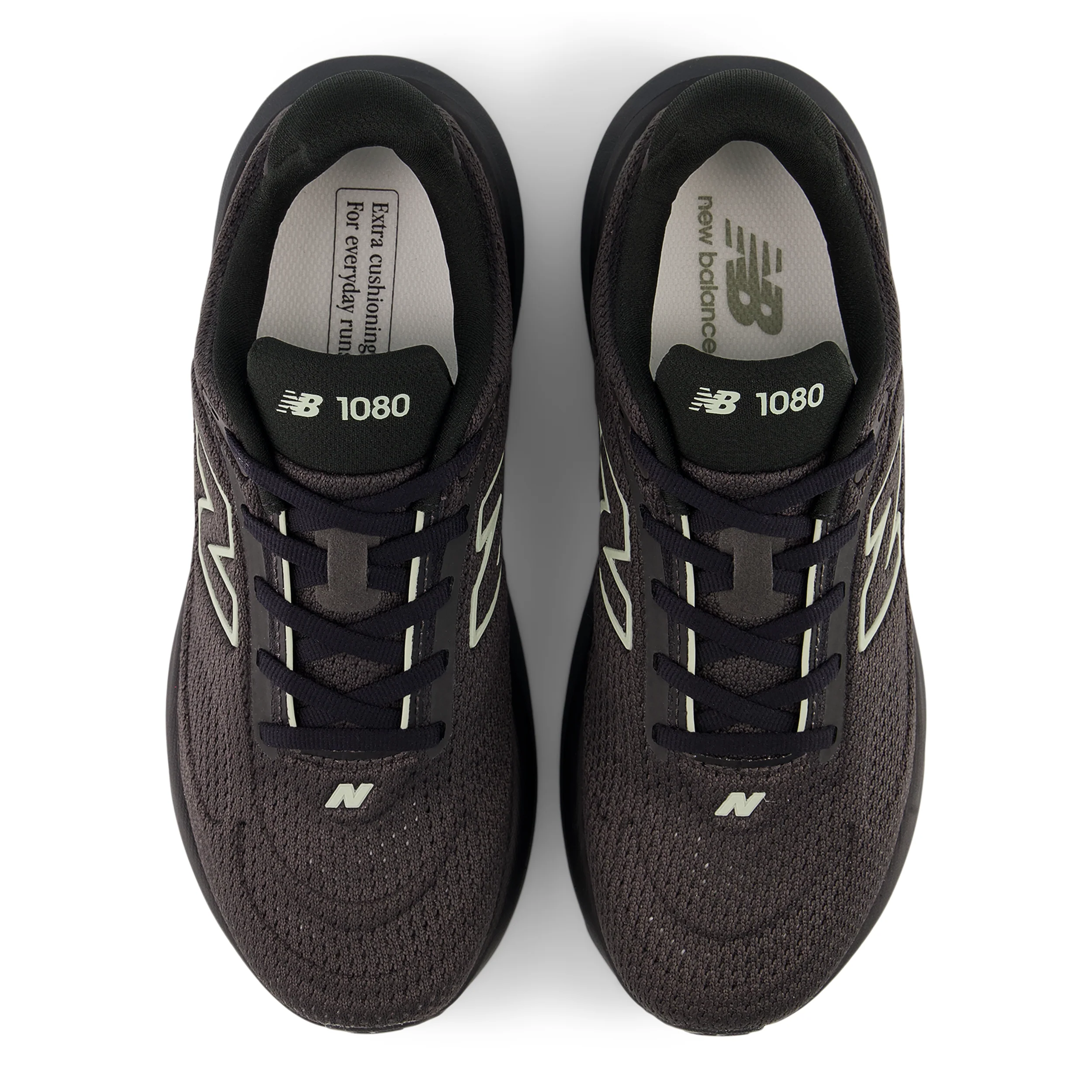 New Balance Womens 1080V15 - Black/Olivine/Faded Black - Neutral - SS26 - Image 3