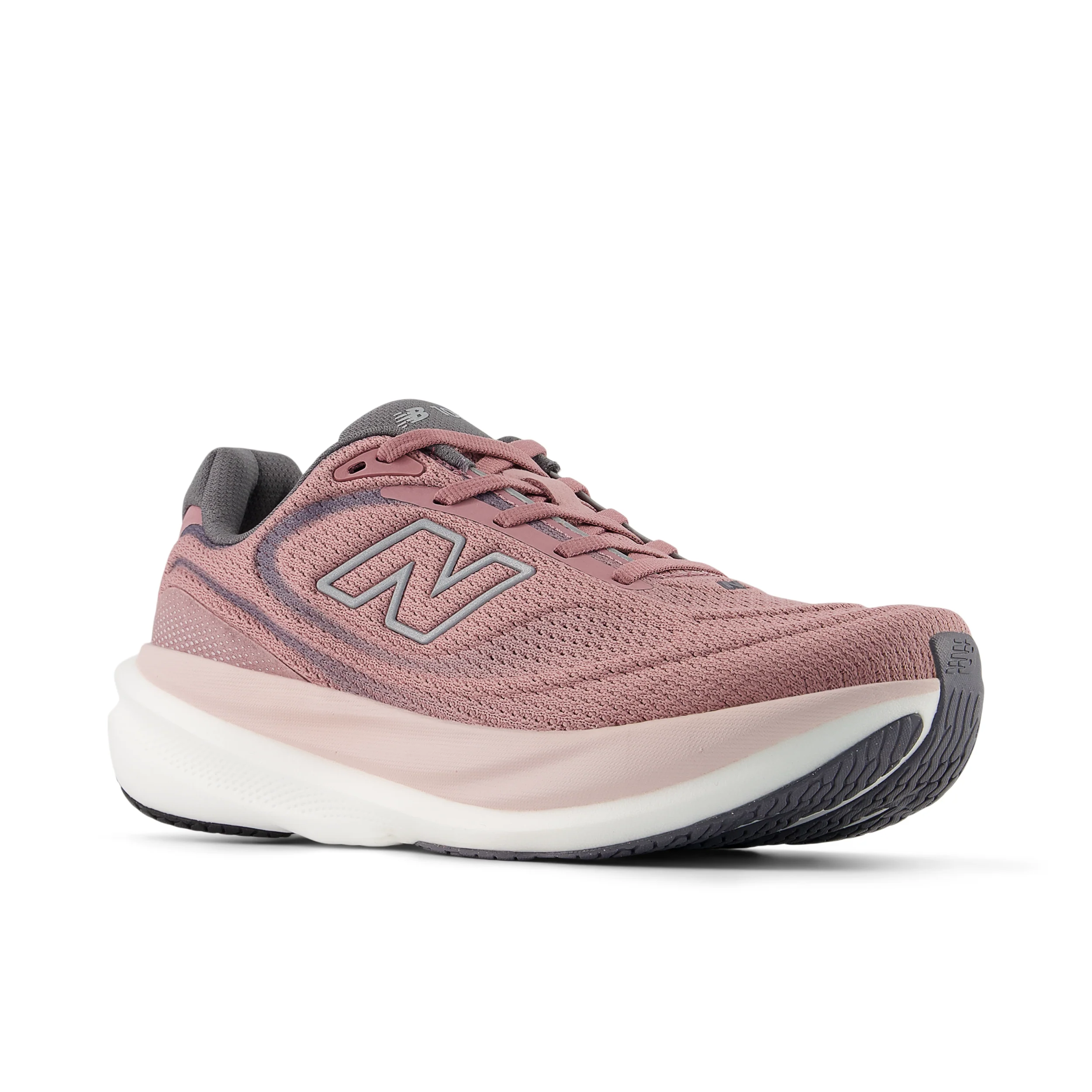 New Balance Womens 1080V15 - Rosewood/Silver Metallic/Neptune Grey - Neutral - SS26 - Image 3