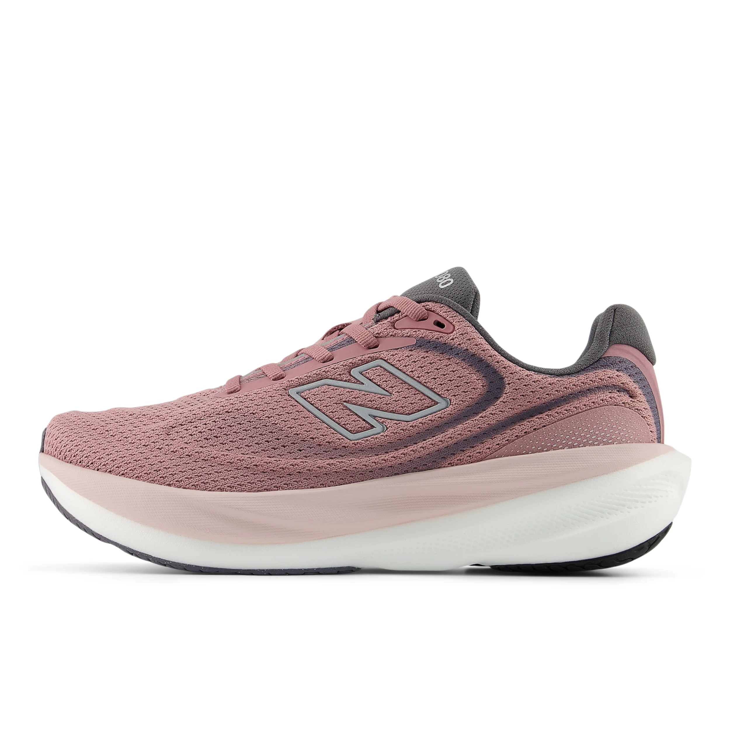 New Balance Womens 1080V15 - Rosewood/Silver Metallic/Neptune Grey - Neutral - SS26 - Image 4