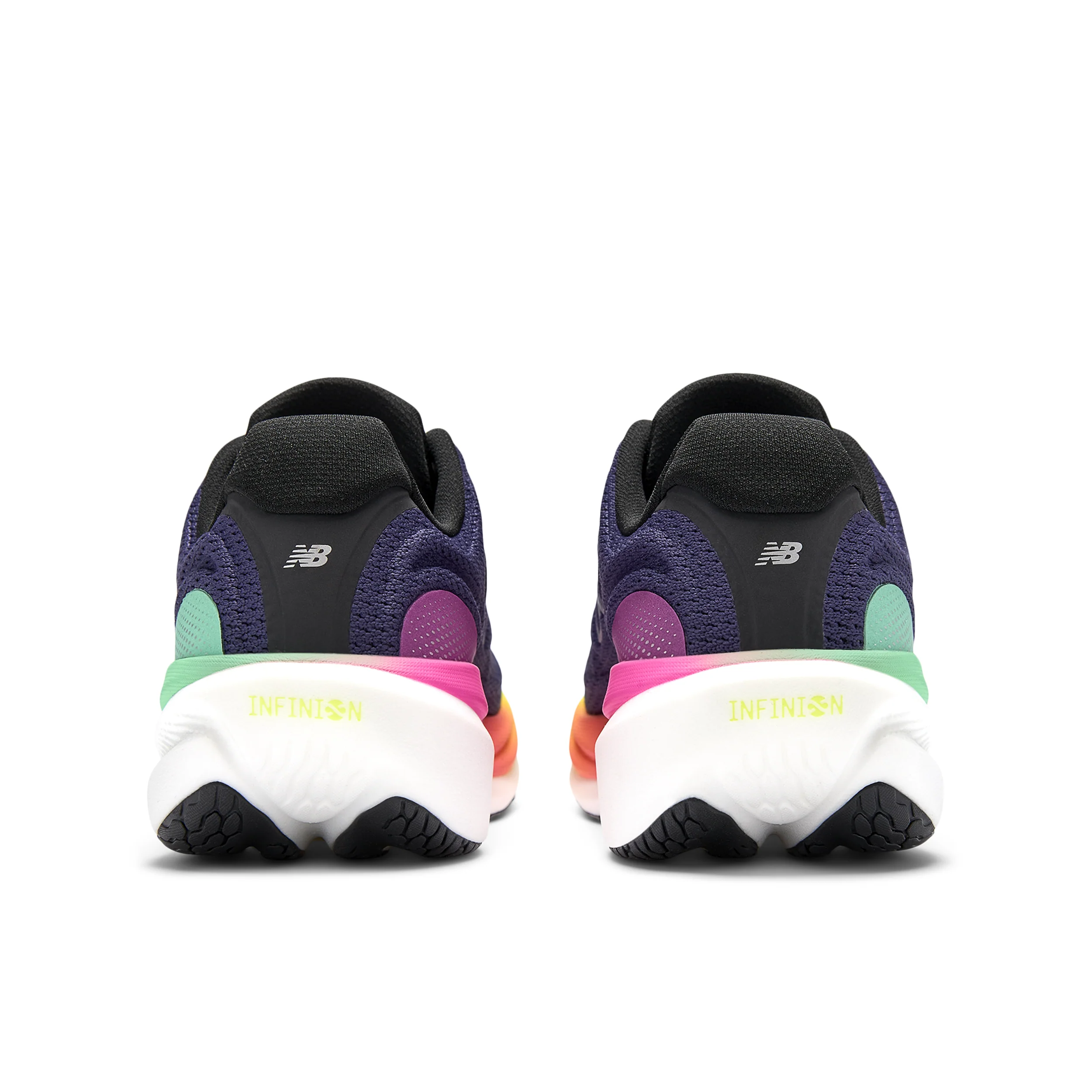 New Balance Womens 1080V15 Wide - D Width - Boysenberry/Alkaline Green - Neutral - SS26 - Image 4