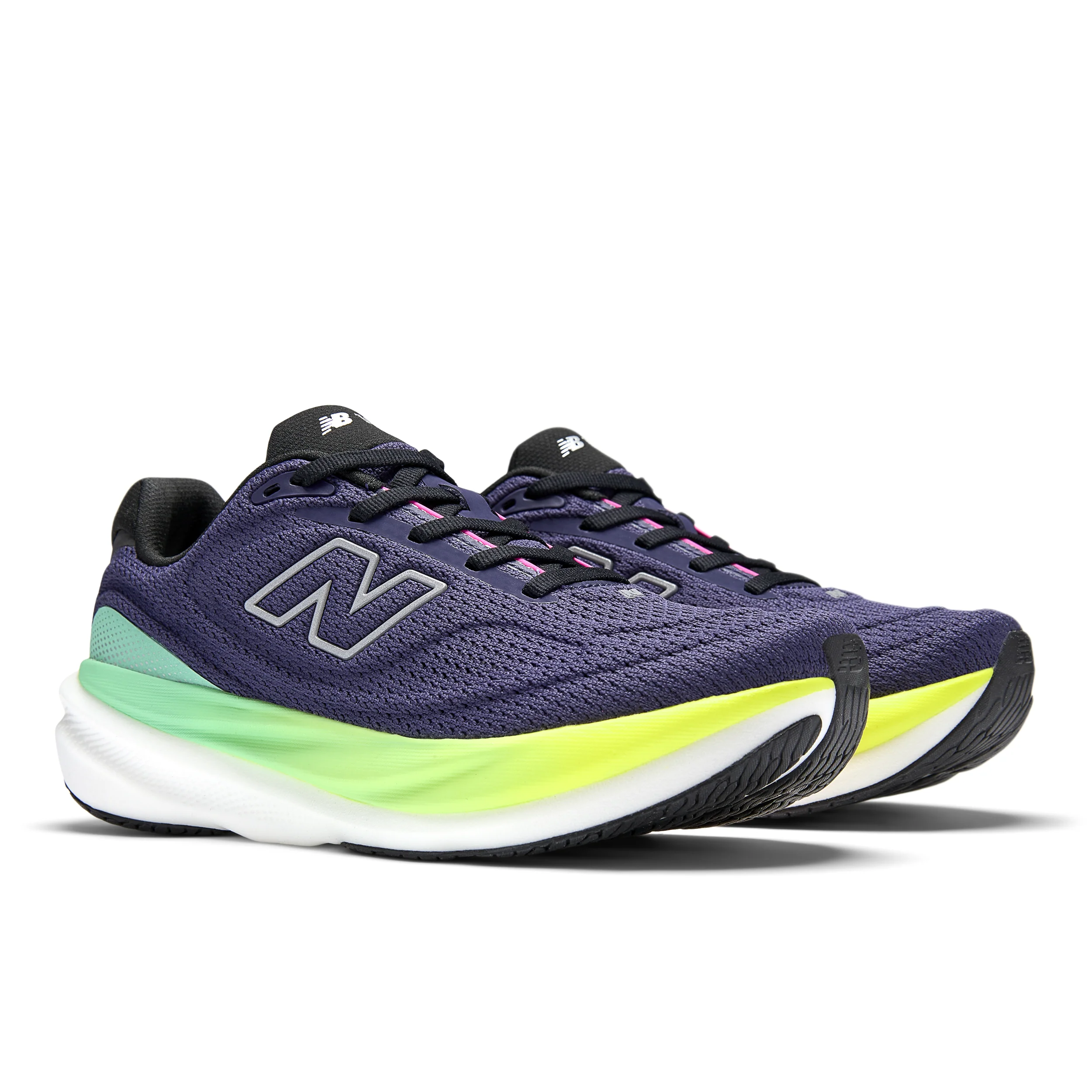 New Balance Womens 1080V15 Wide - D Width - Boysenberry/Alkaline Green - Neutral - SS26 - Image 5