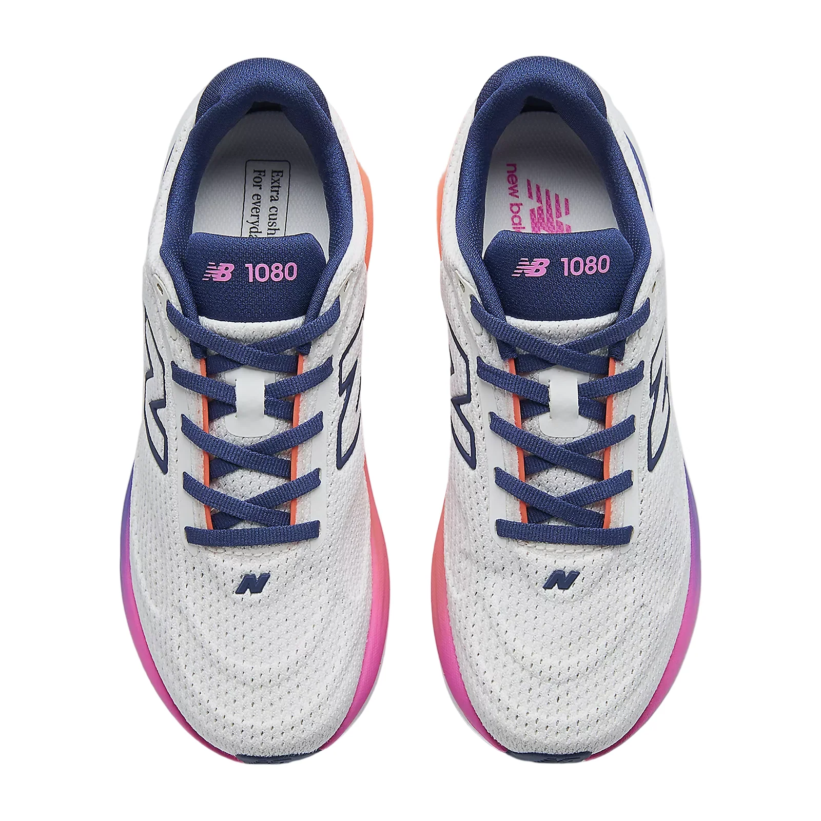 New Balance Womens 1080V15 Wide - D Width - Sea Salt/Blue Oyster - Neutral - SS26 - Image 6