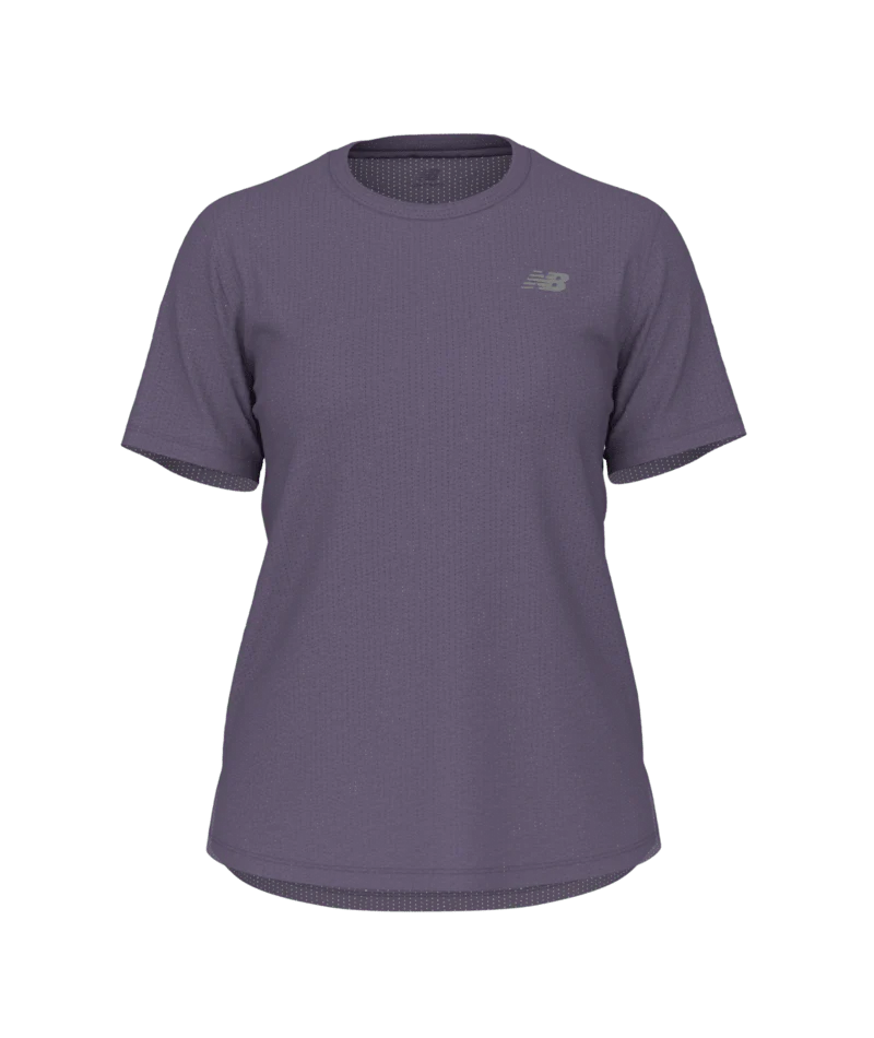 New Balance Womens Athletic T-Shirt - Candied Violet - SS26