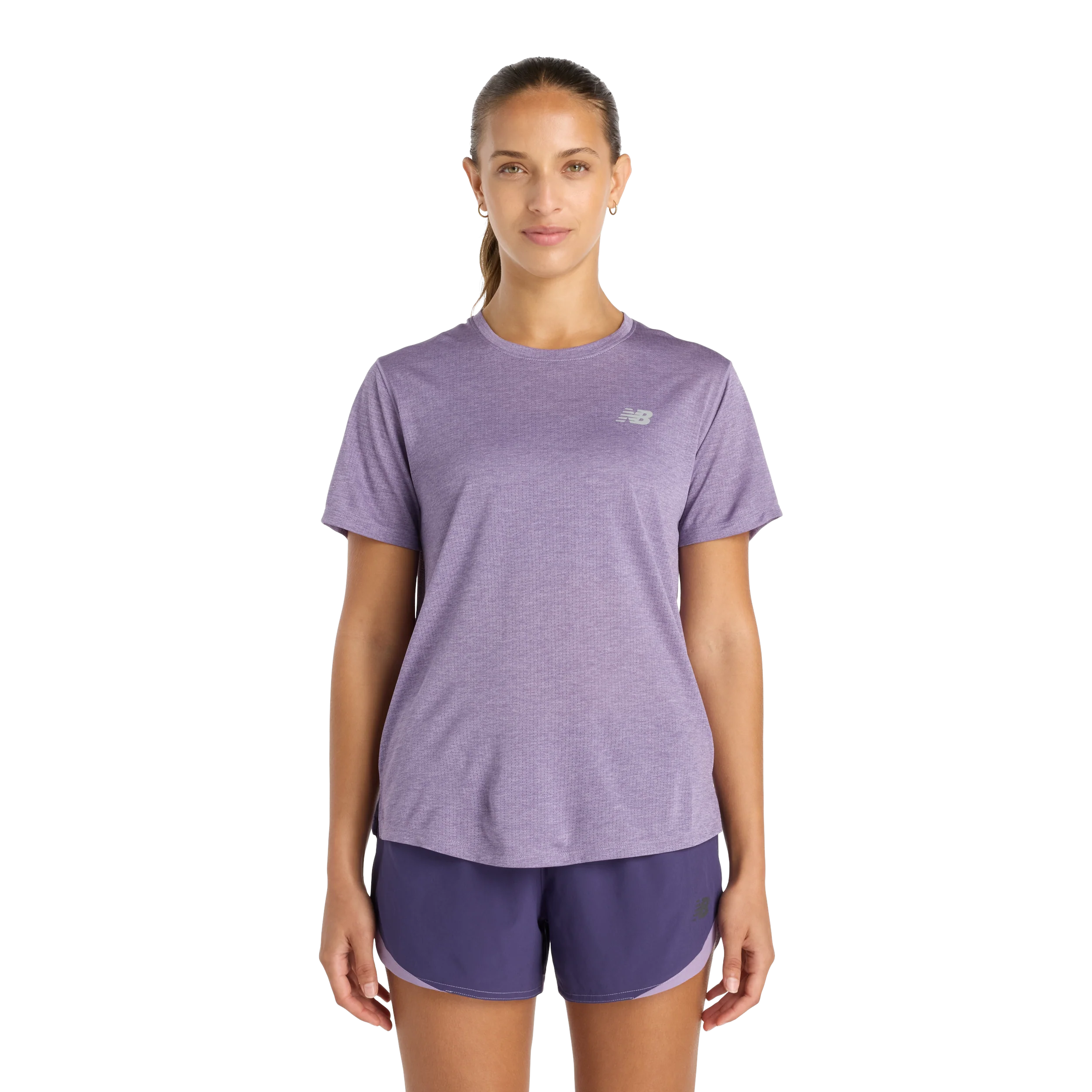 New Balance Womens Athletic T-Shirt - Candied Violet - SS26 - Image 2