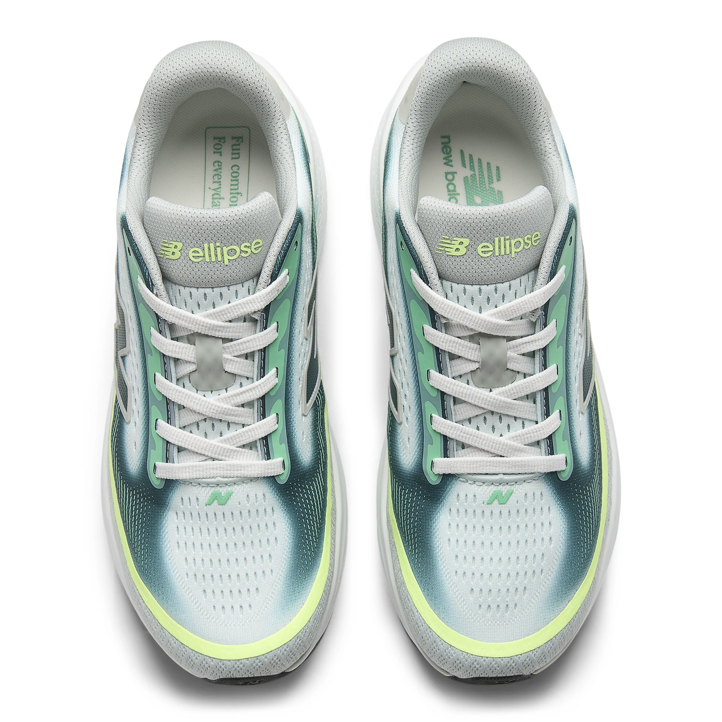 New Balance Womens Ellipse v1 - Deep End/Medusa Green/Afterglow - Neutral - SS26 - Image 4