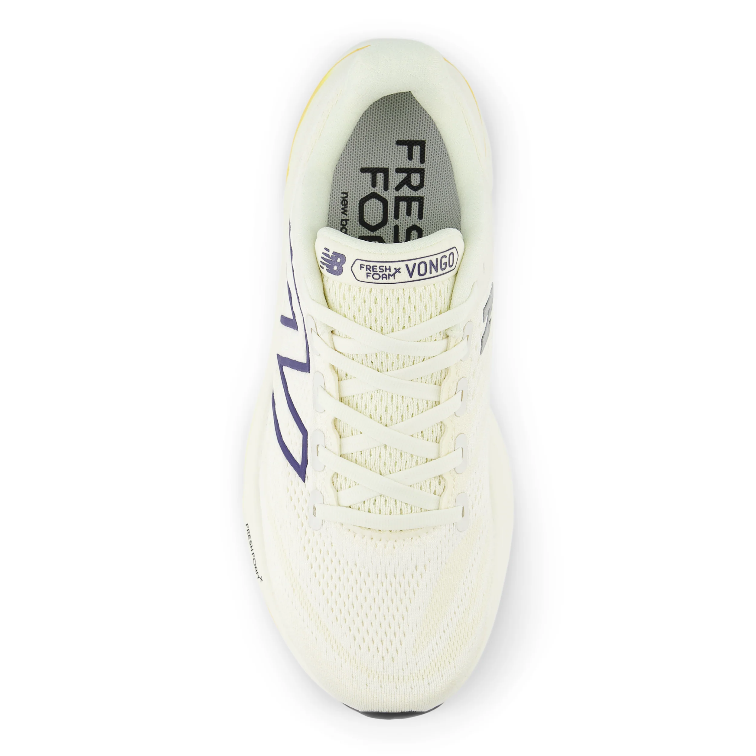 New Balance Womens Fresh Foam X Vongo v6 - Angora/Sea Salt/Clementine - Stability - SS25 - Image 4