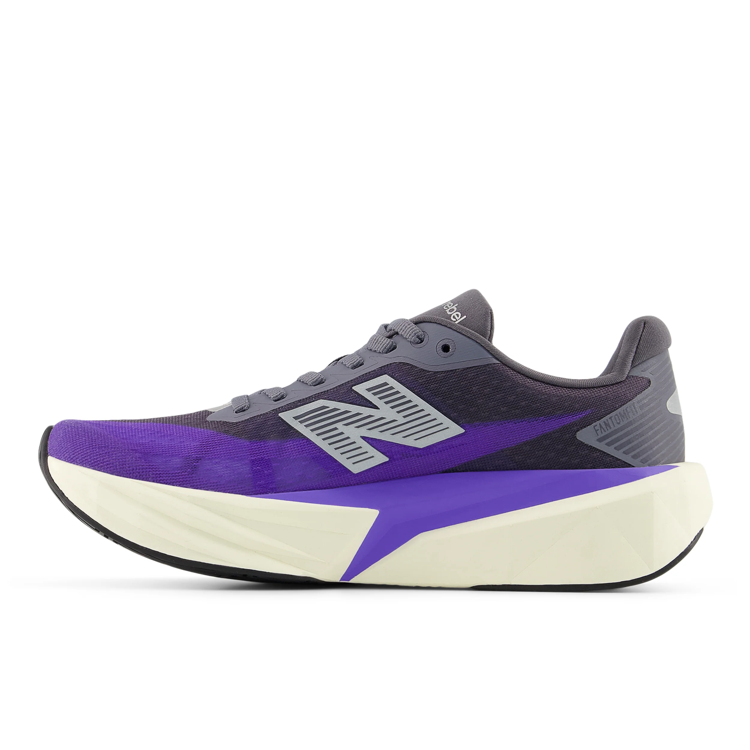 New Balance Womens FuelCell Rebel V5 - Electric Indigo/Truffle Salt/Silver Metallic - Neutral - SS26 - Image 3