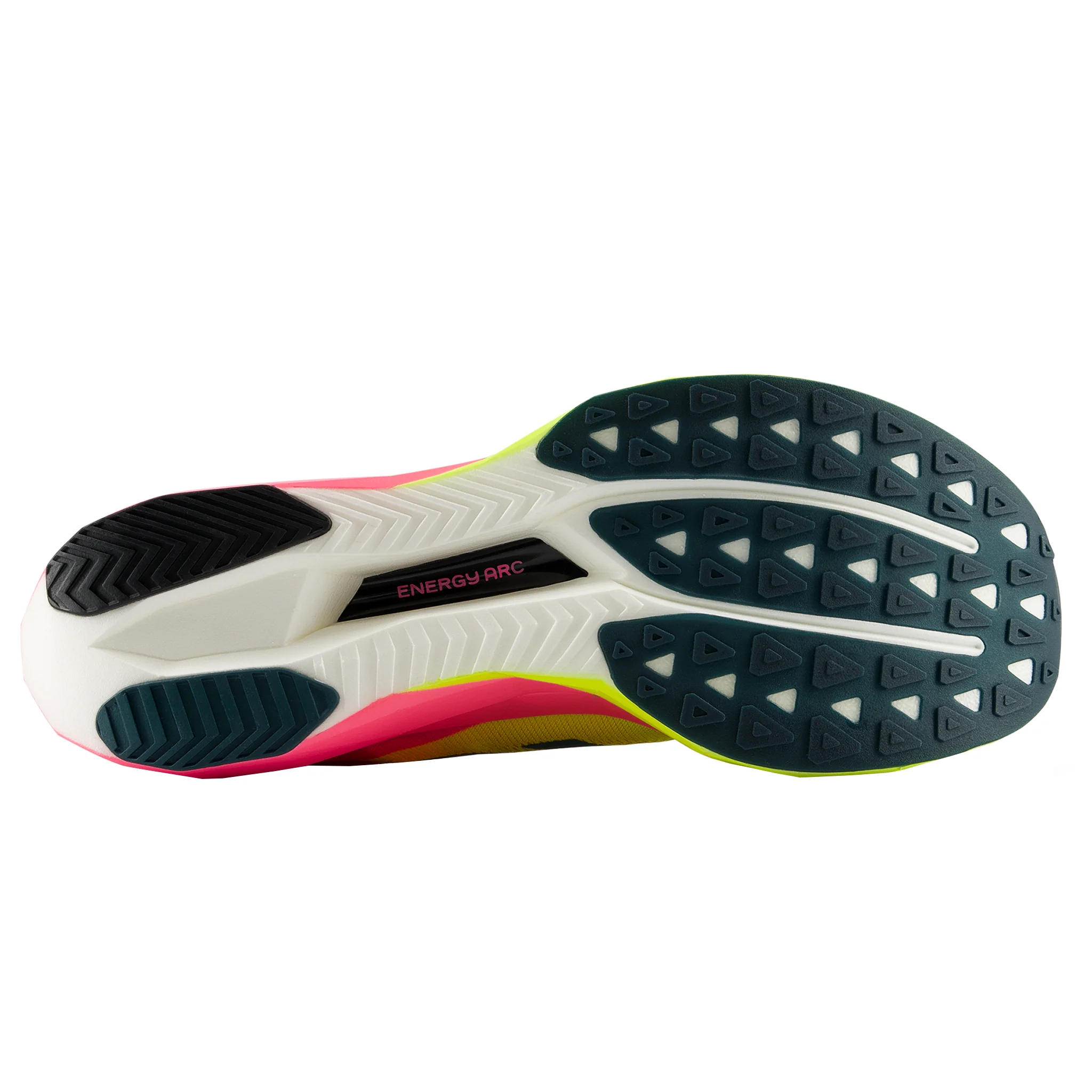 New Balance Womens FuelCell SuperComp Elite V5 London Edition - Pink Heat/Alkaline Green - Neutral - SS26 - Image 2