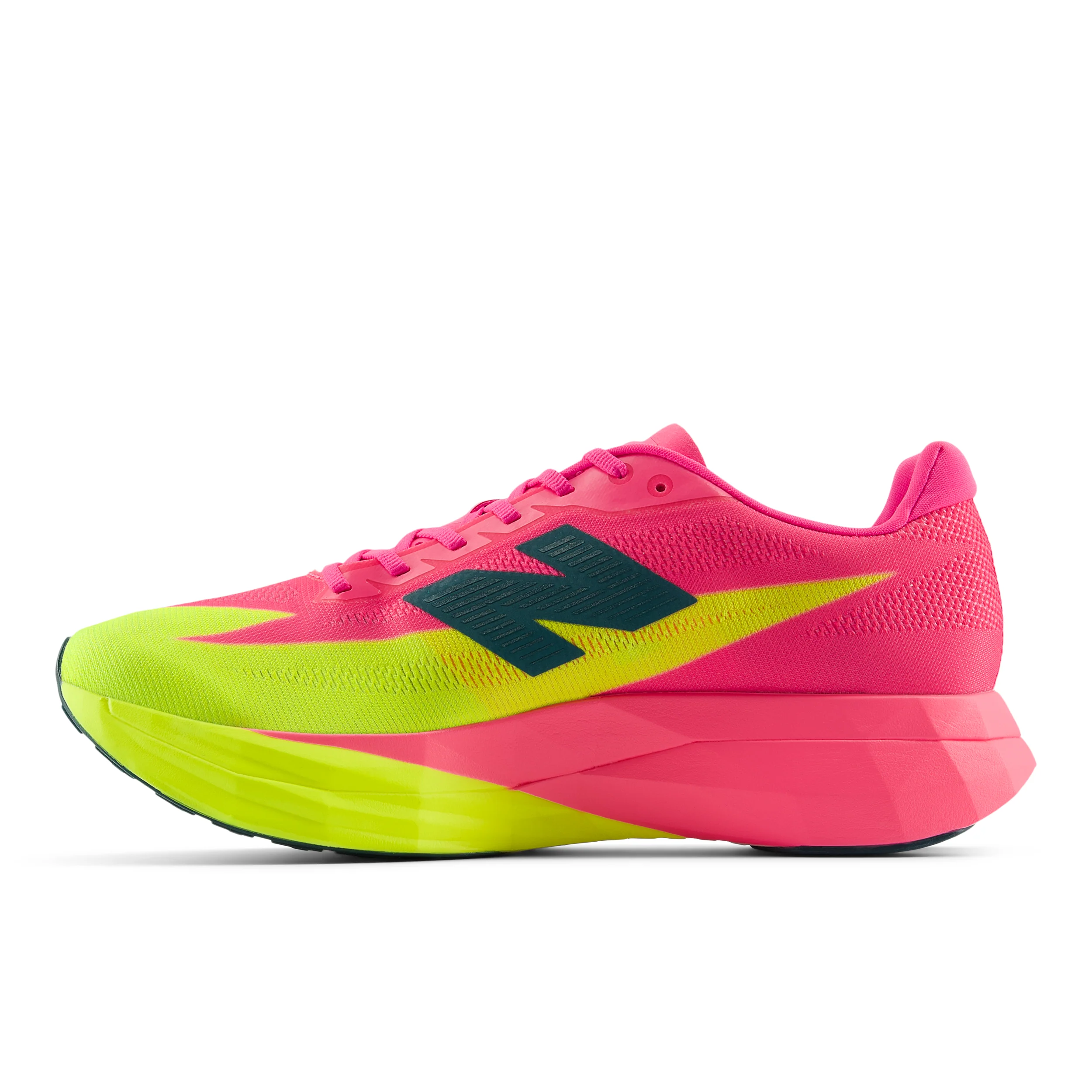 New Balance Womens FuelCell SuperComp Elite V5 London Edition - Pink Heat/Alkaline Green - Neutral - SS26 - Image 3