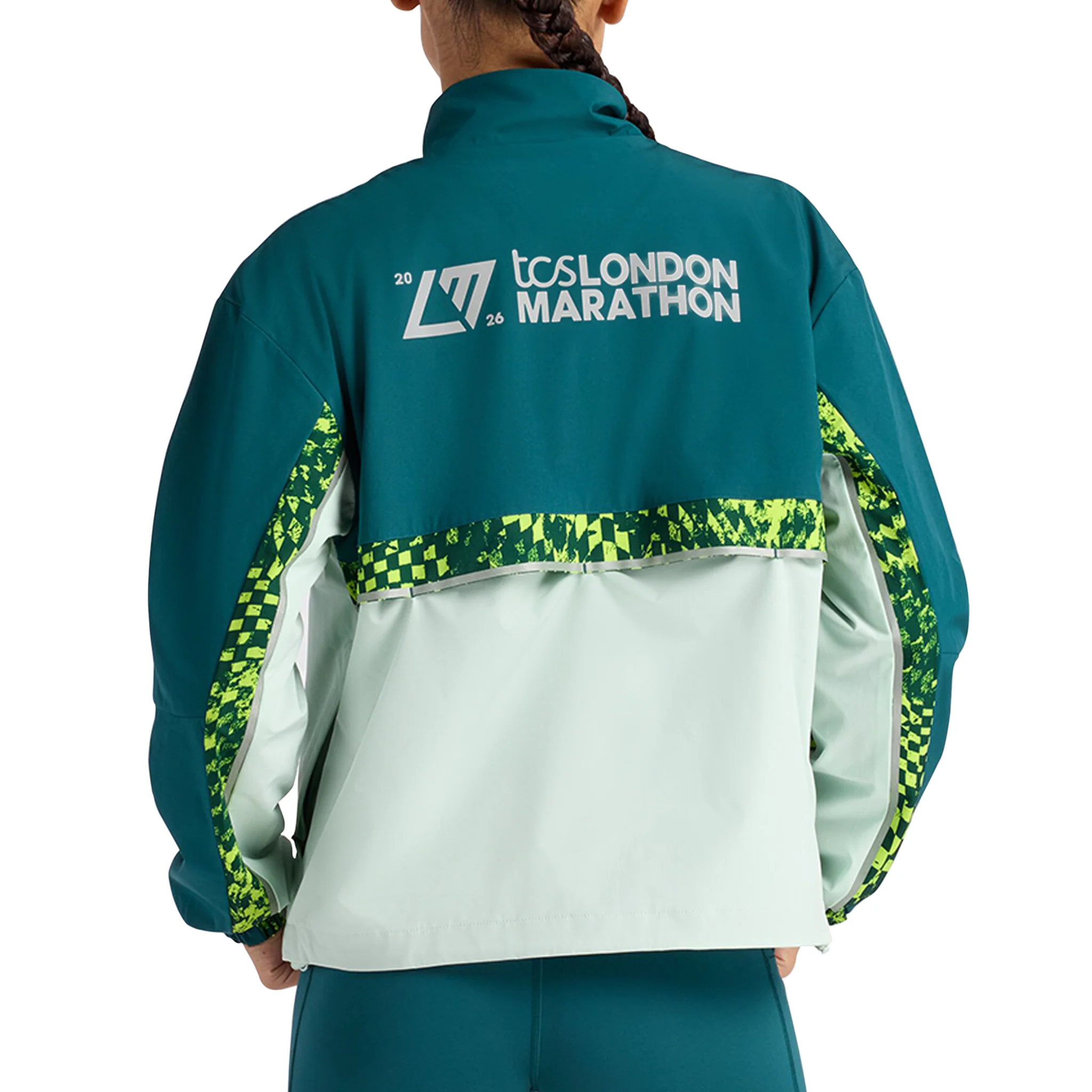 New Balance Womens London Edition Marathon Jacket - Cosmic Jade - SS26 - Image 2