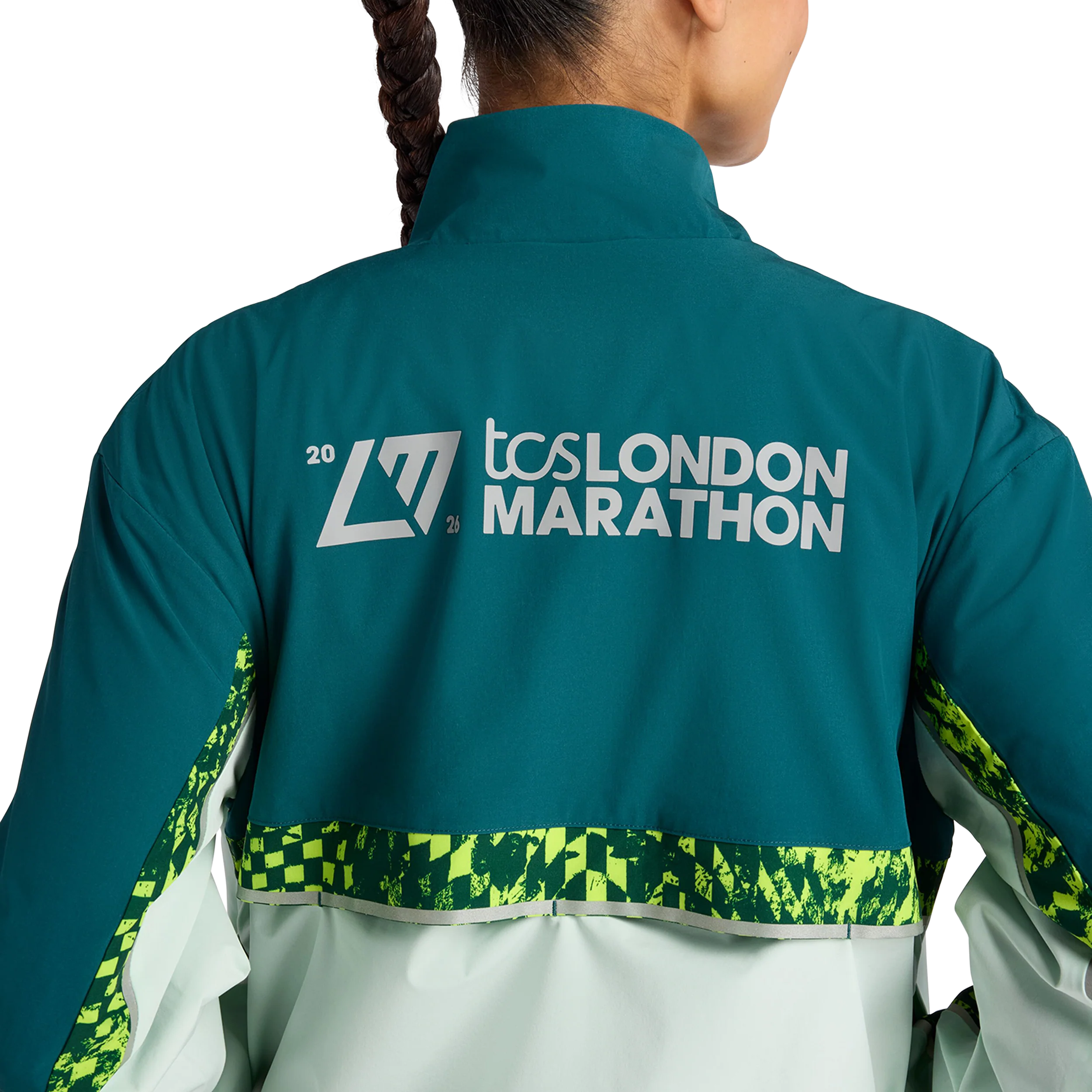 New Balance Womens London Edition Marathon Jacket - Cosmic Jade - SS26 - Image 4