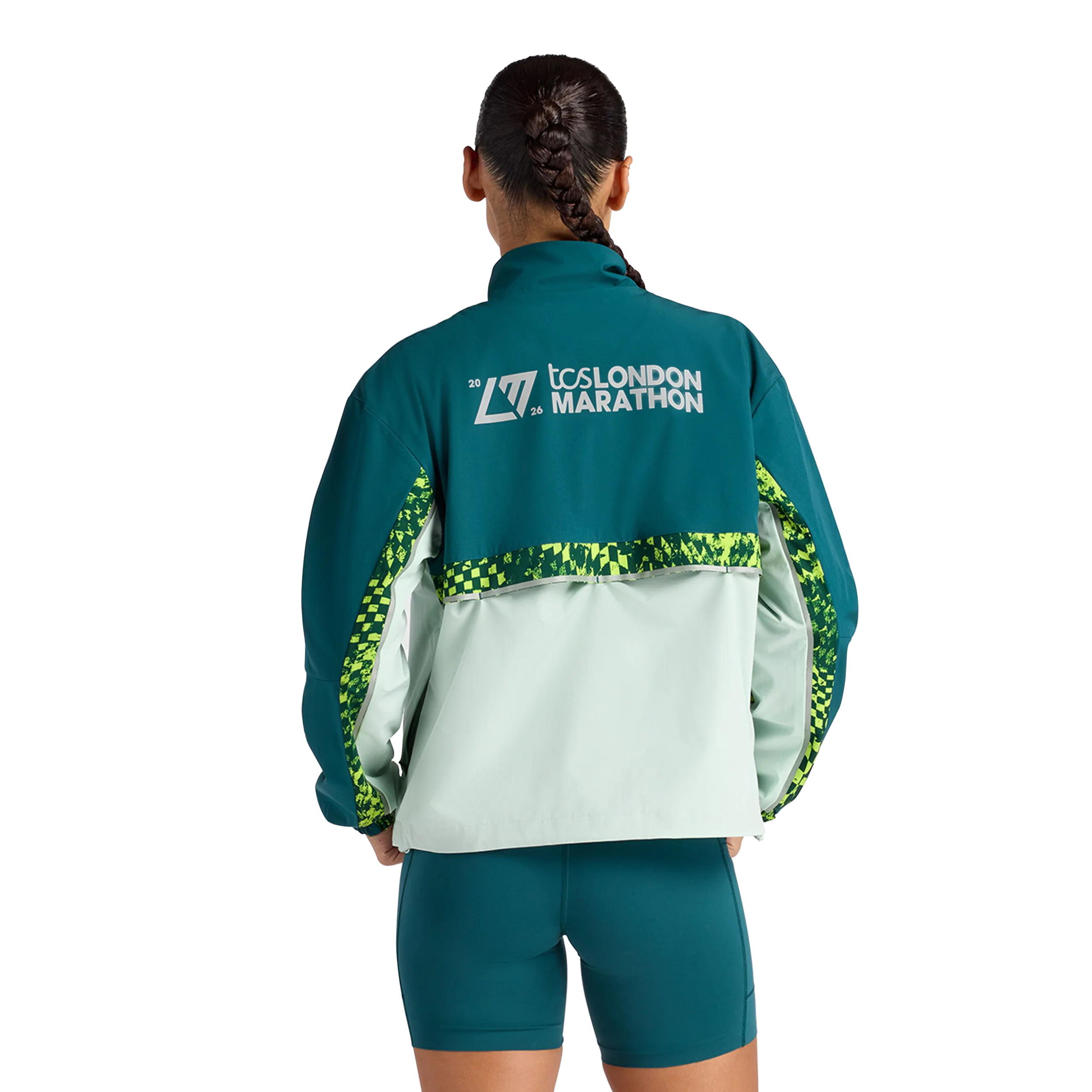 New Balance Womens London Edition Marathon Jacket - Cosmic Jade - SS26 - Image 5