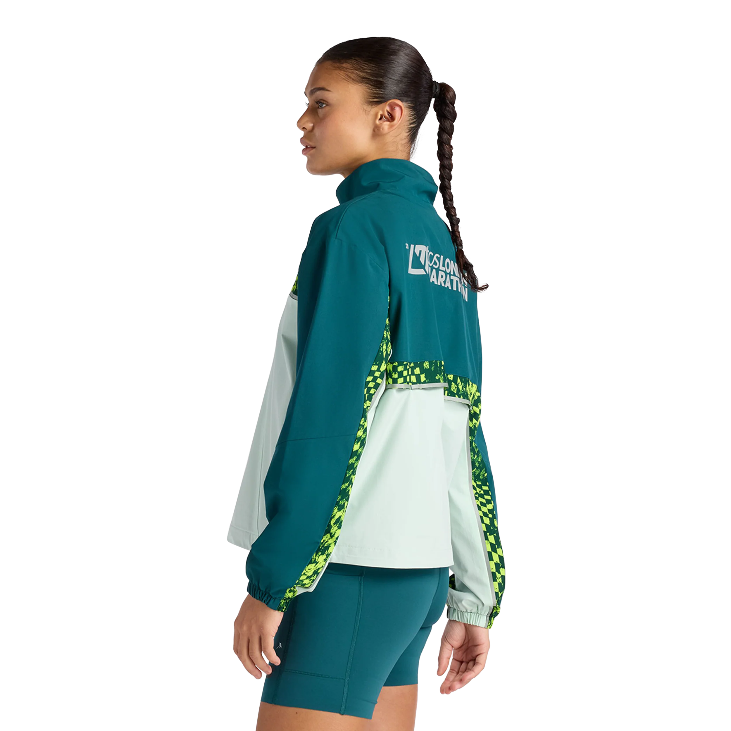 New Balance Womens London Edition Marathon Jacket - Cosmic Jade - SS26 - Image 6