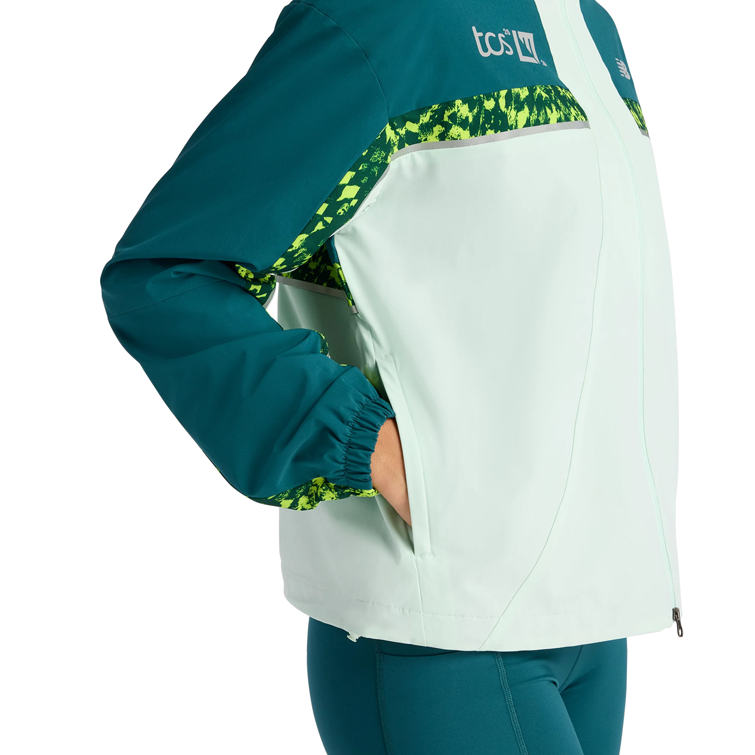 New Balance Womens London Edition Marathon Jacket - Cosmic Jade - SS26 - Image 7