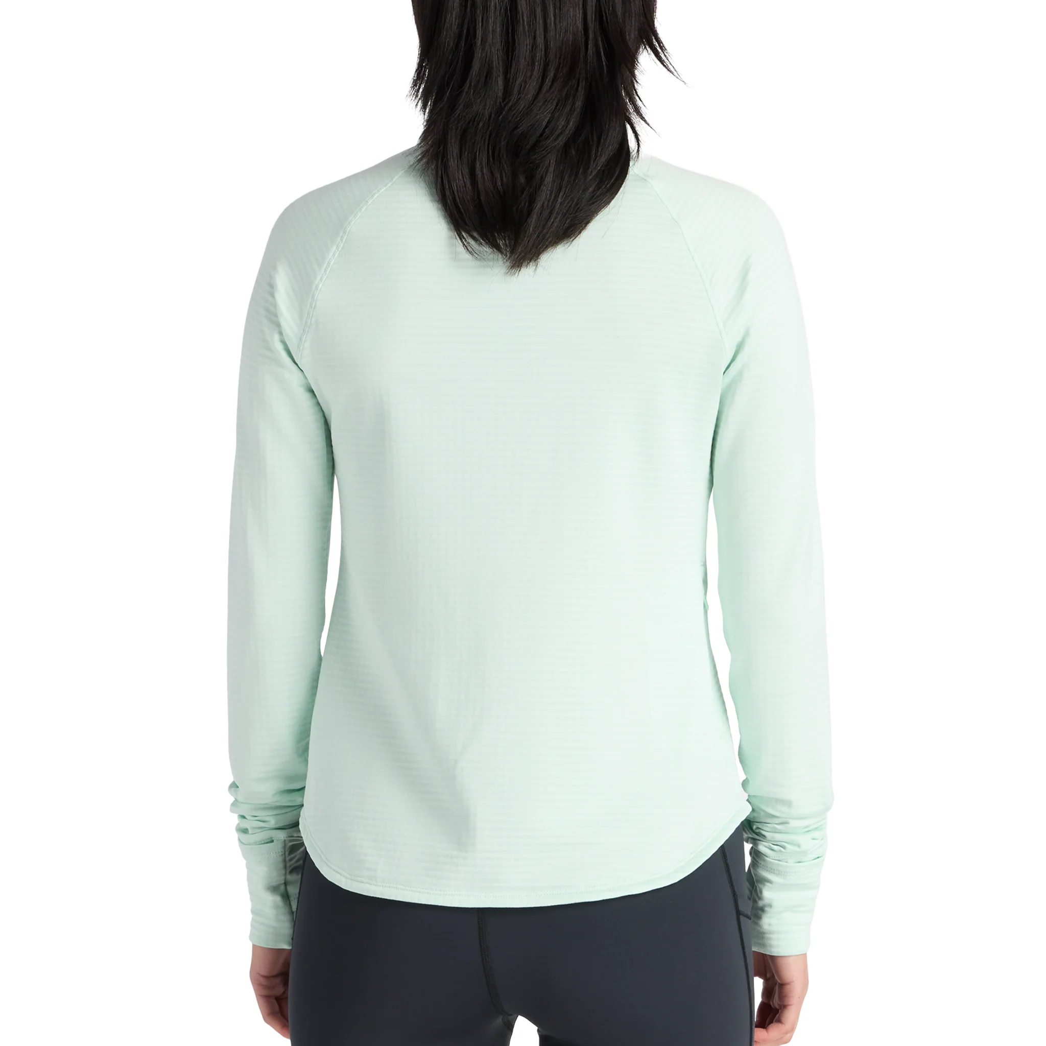 New Balance Womens London Edition RC Essential Heat Grid Half Zip - Cosmic Jade - SS26 - Image 2