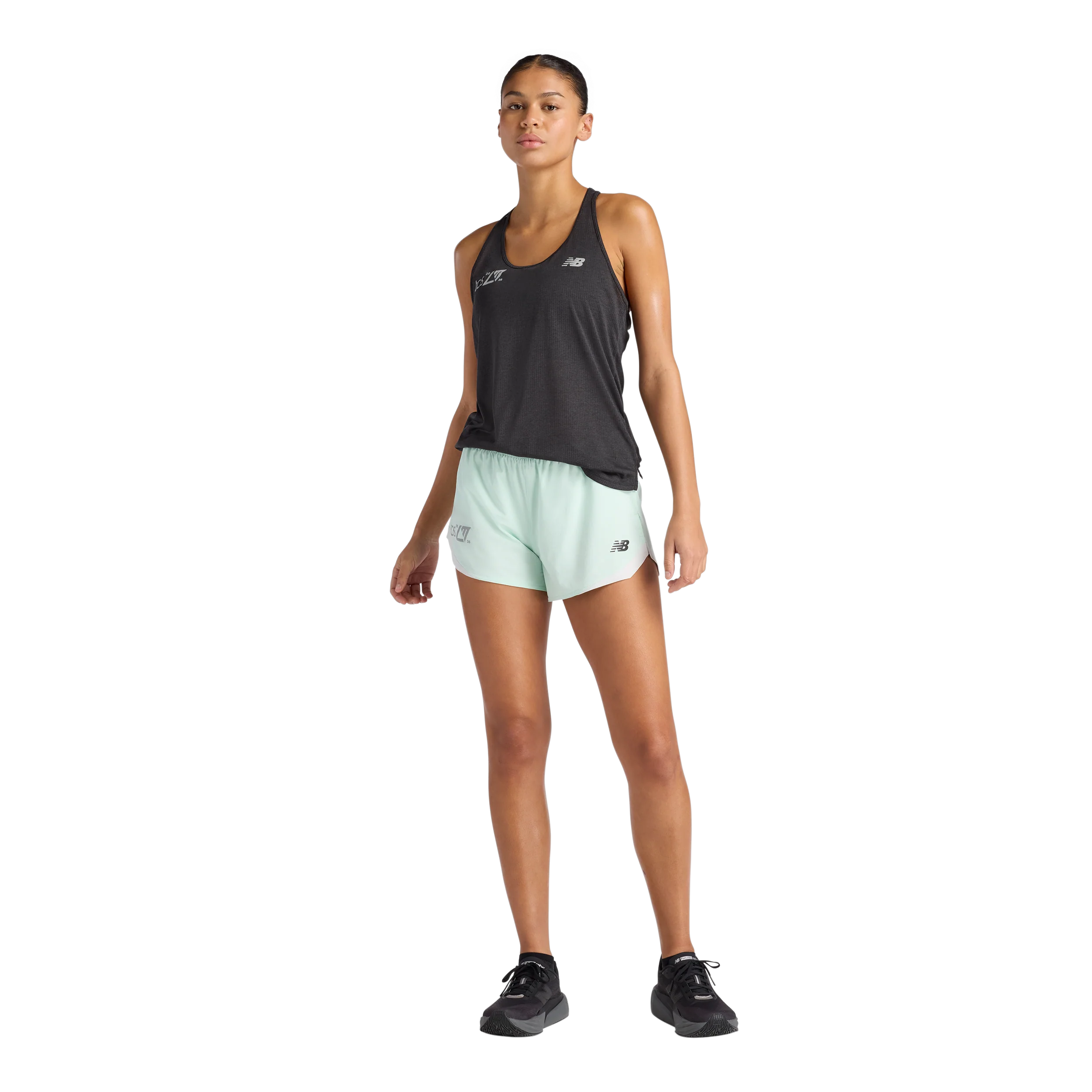 New Balance Womens London Edition RC Essentials Short 3" - Cosmic Jade - SS26 - Image 10
