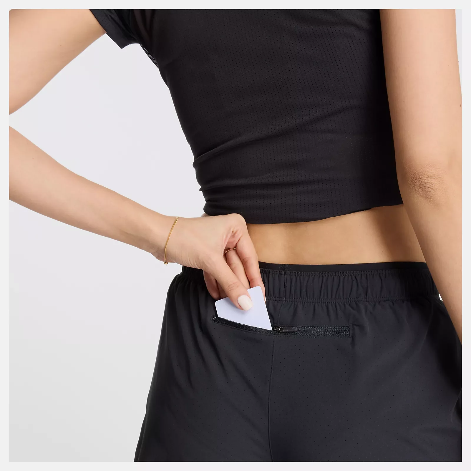 New Balance Womens RC Short 5" - Black - Image 4