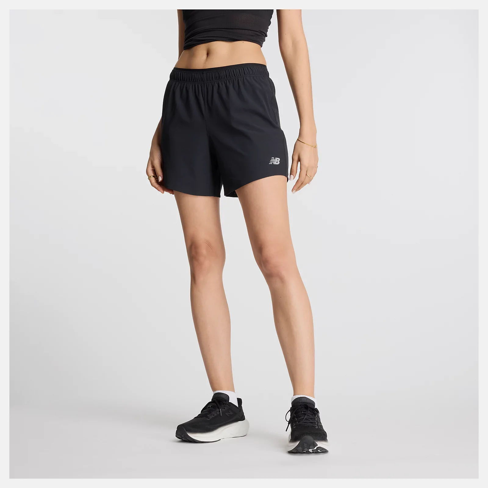 New Balance Womens RC Short 5" - Black - Image 5