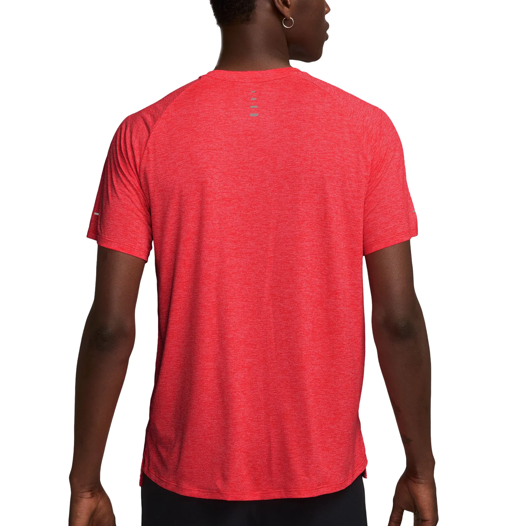 Nike Mens Dri-FIT ADV S/S Stride Tee - Light Crimson/Reflective Silver - Image 2