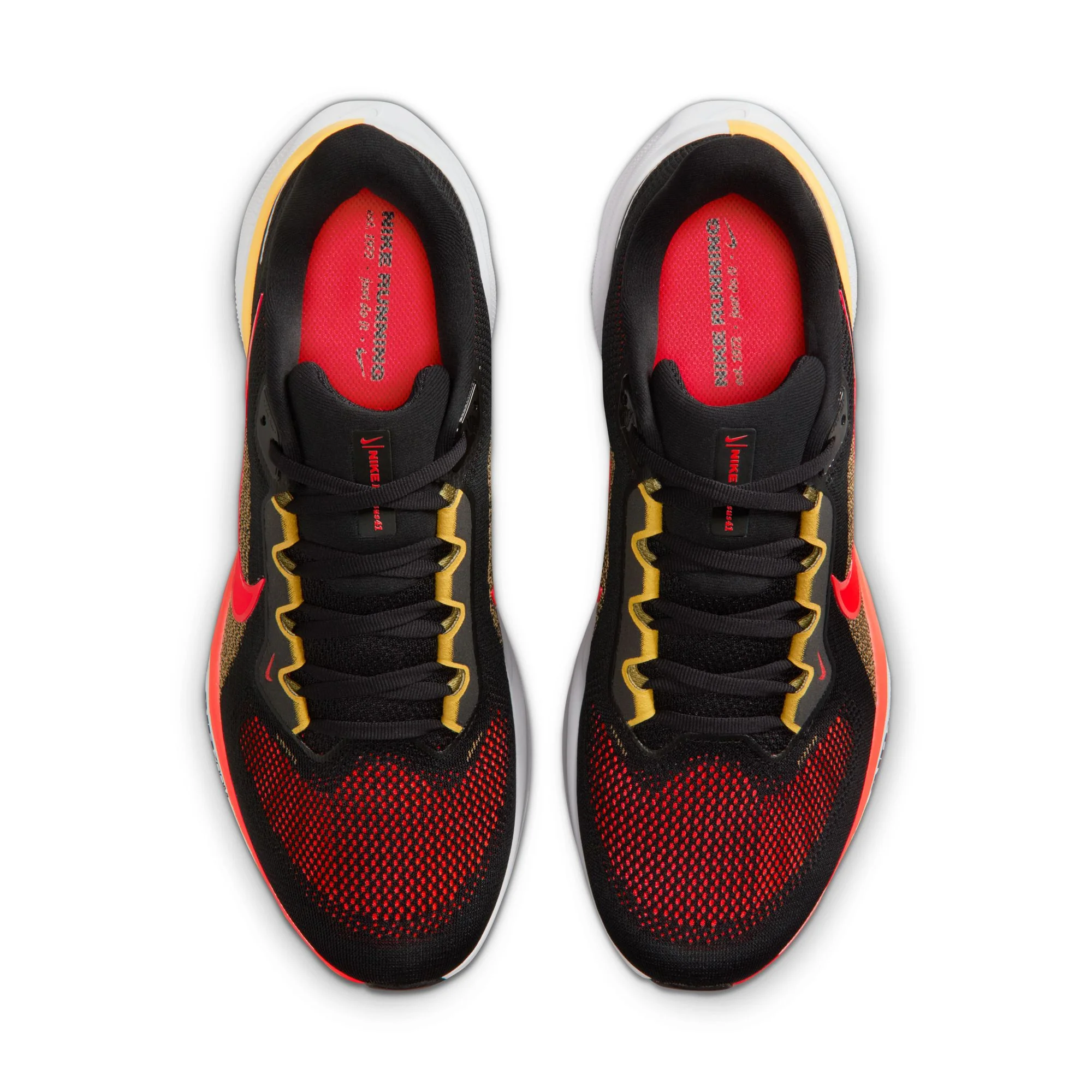 Nike Mens Pegasus 41 - Black/Bright Crimson/Topaz Gold - Neutral - SP26 - Image 6