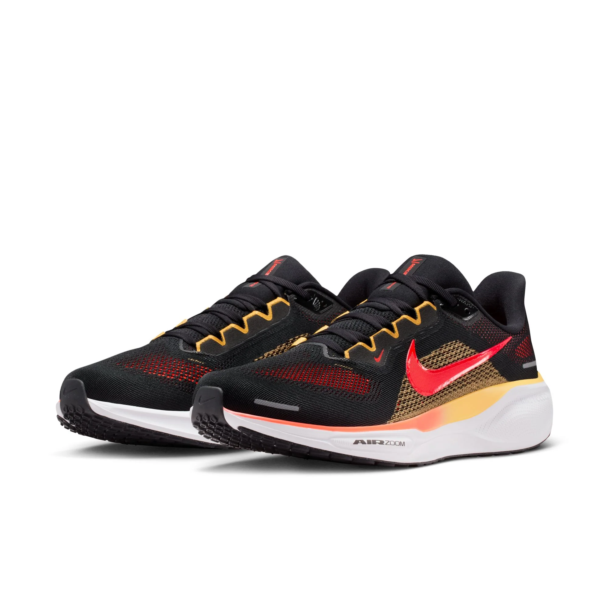 Nike Mens Pegasus 41 - Black/Bright Crimson/Topaz Gold - Neutral - SP26 - Image 8