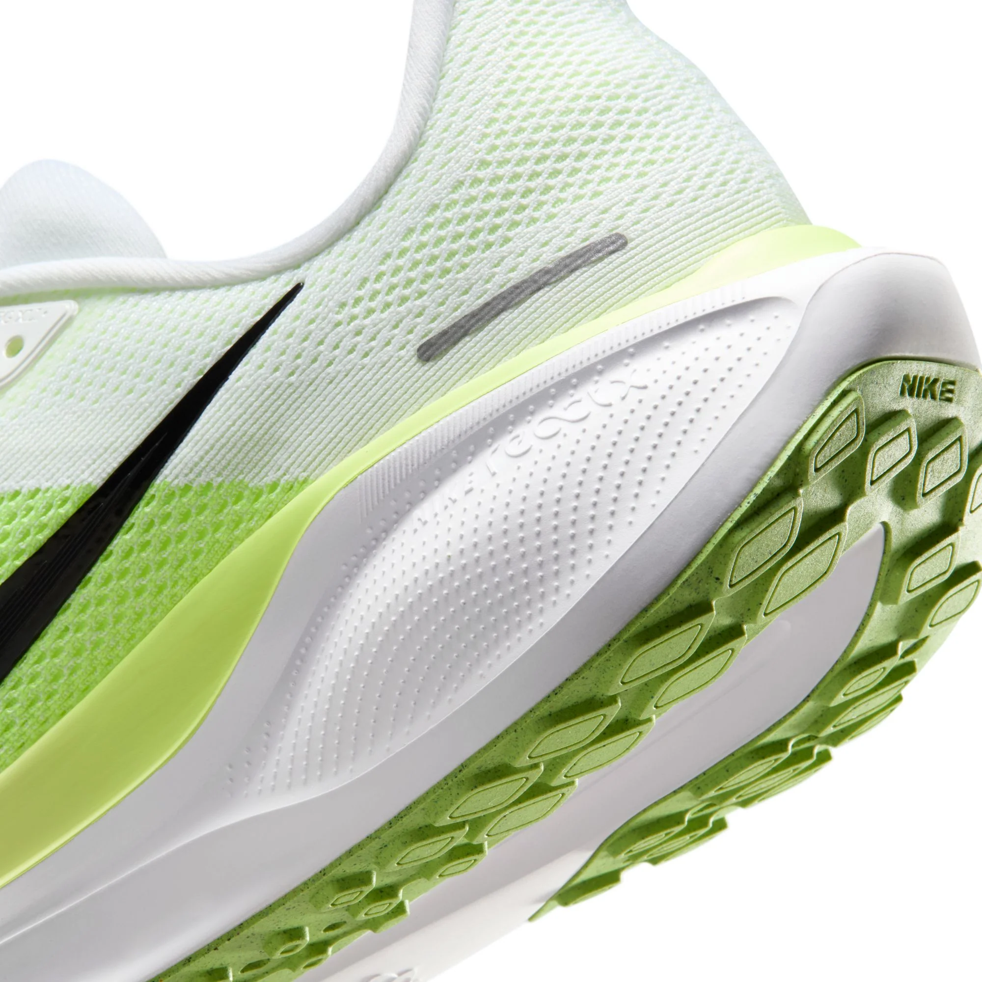 Nike Mens Pegasus 41 - White/Black/Volt Ice/Barely Volt - Neutral - SP26 - Image 11