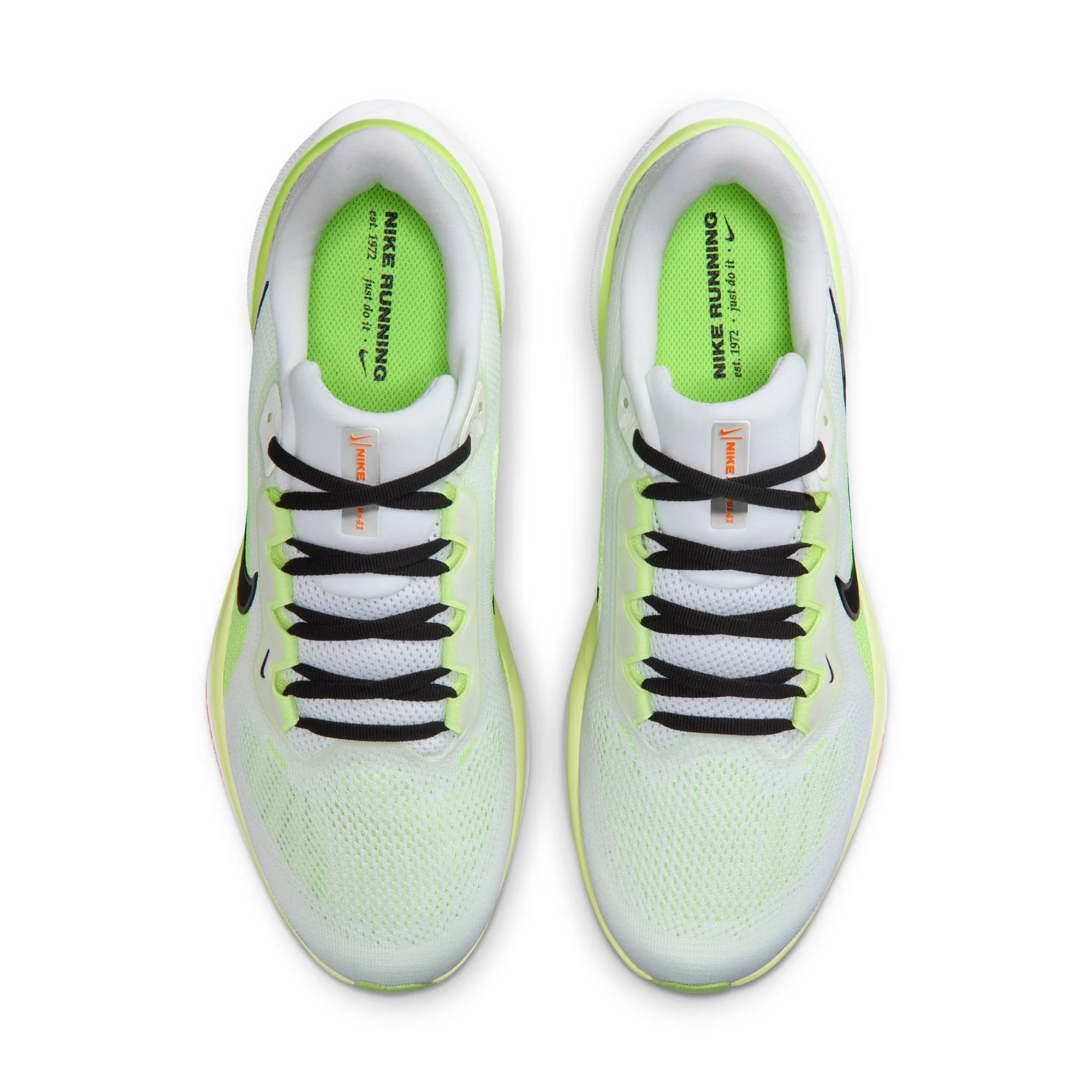 Nike Mens Pegasus 41 - White/Black/Volt Ice/Barely Volt - Neutral - SP26 - Image 6