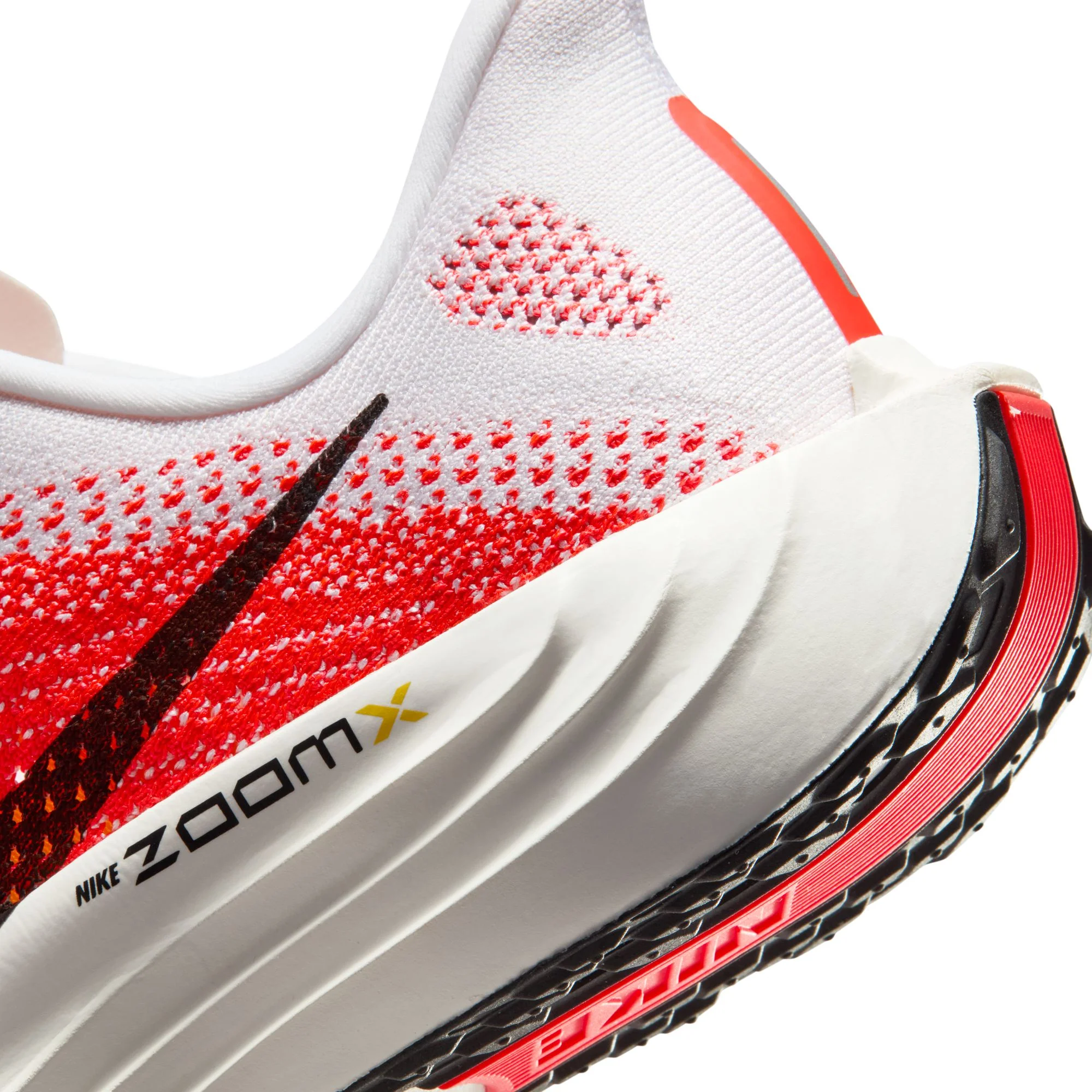 Nike Mens Pegasus Plus - White/Black/Bright Crimson/Topaz Gold - Neutral - SP26 - Image 11
