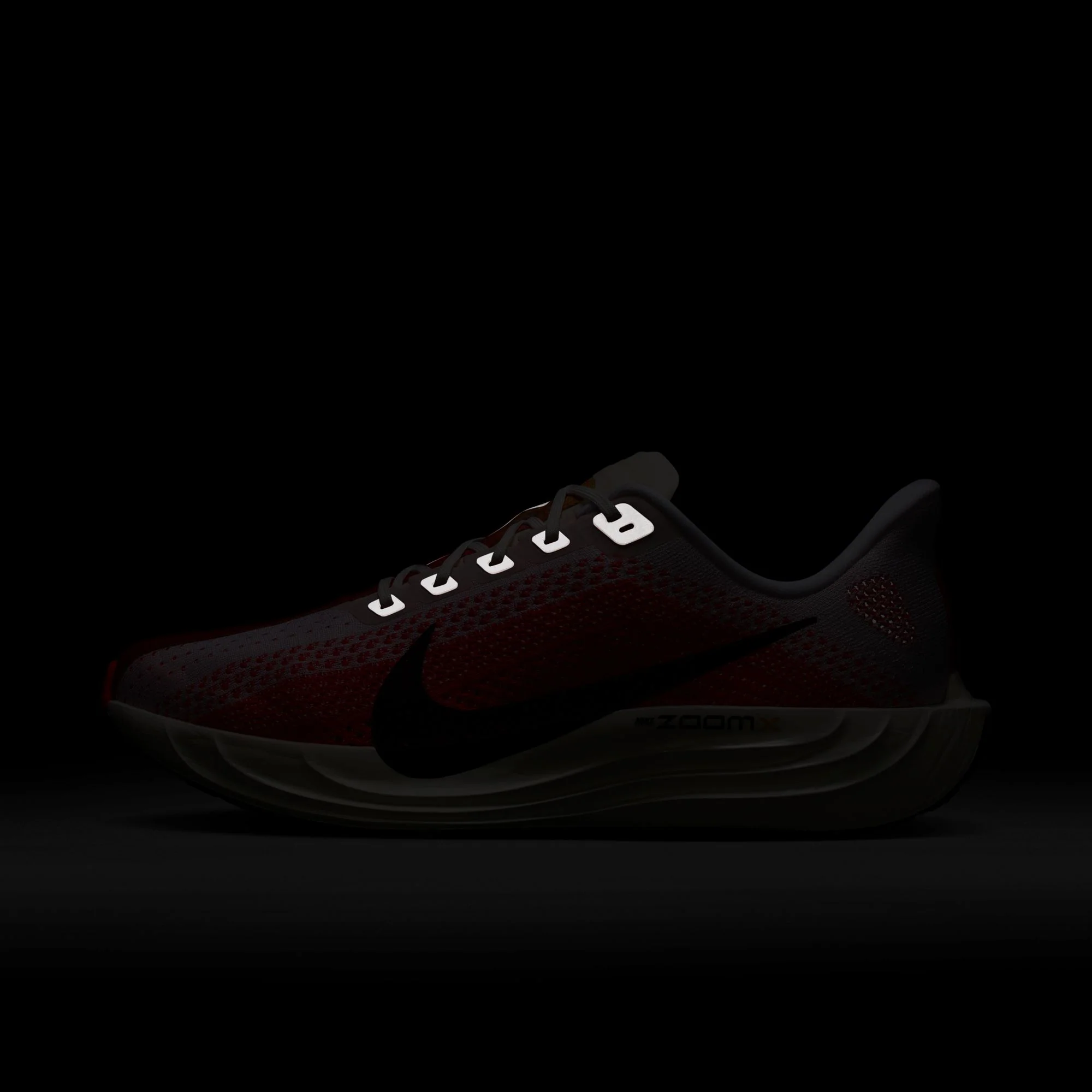 Nike Mens Pegasus Plus - White/Black/Bright Crimson/Topaz Gold - Neutral - SP26 - Image 12