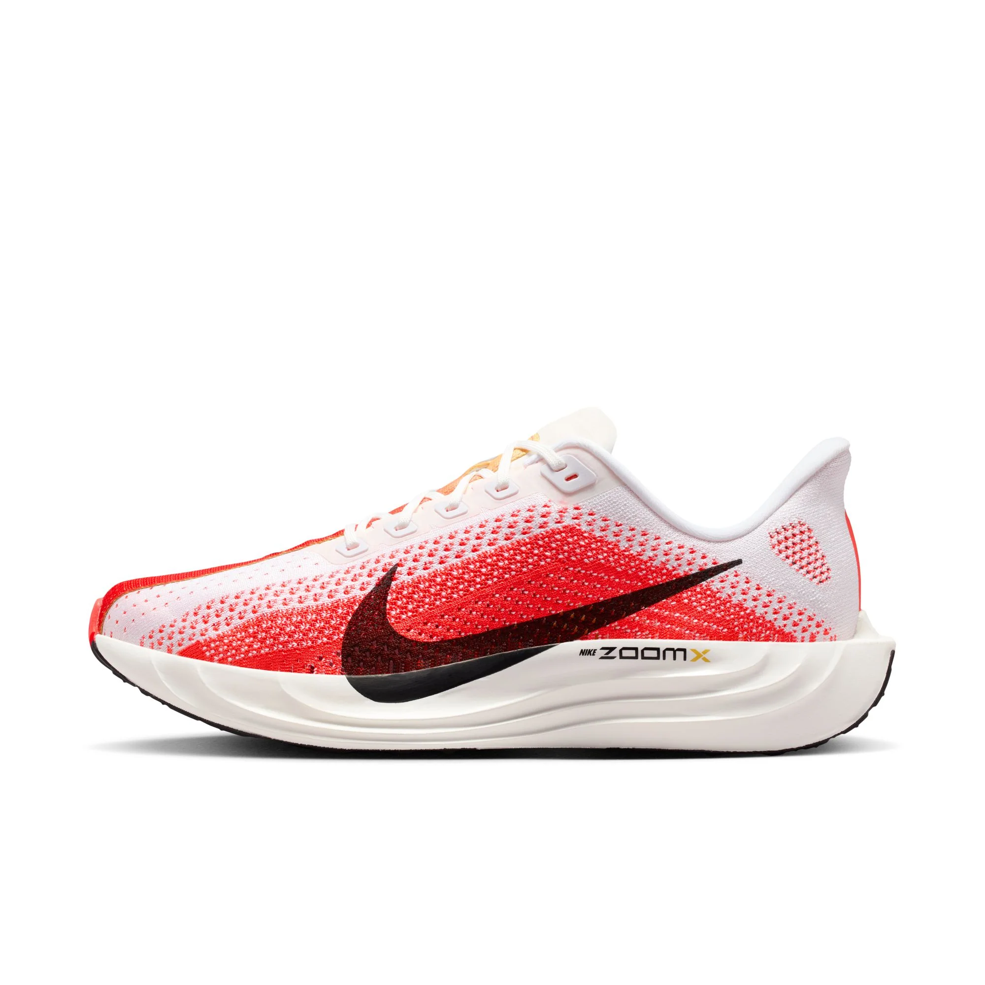 Nike Mens Pegasus Plus - White/Black/Bright Crimson/Topaz Gold - Neutral - SP26 - Image 3