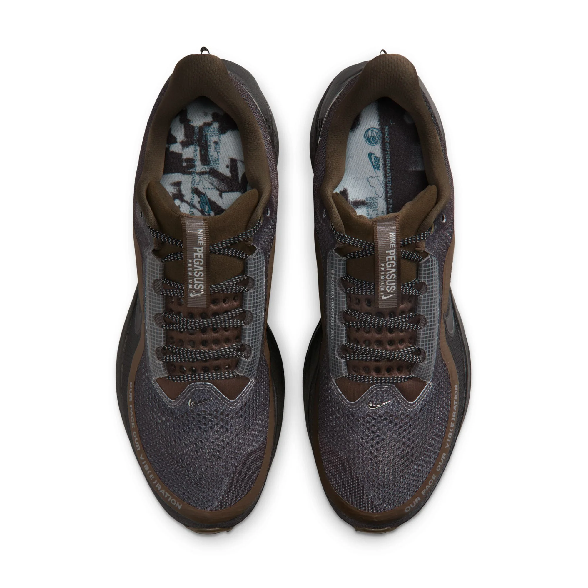 Nike Mens Pegasus Premium - Off Noir/Black/Dark Hazel/Ironstone - Neutral - SP26 - Image 4