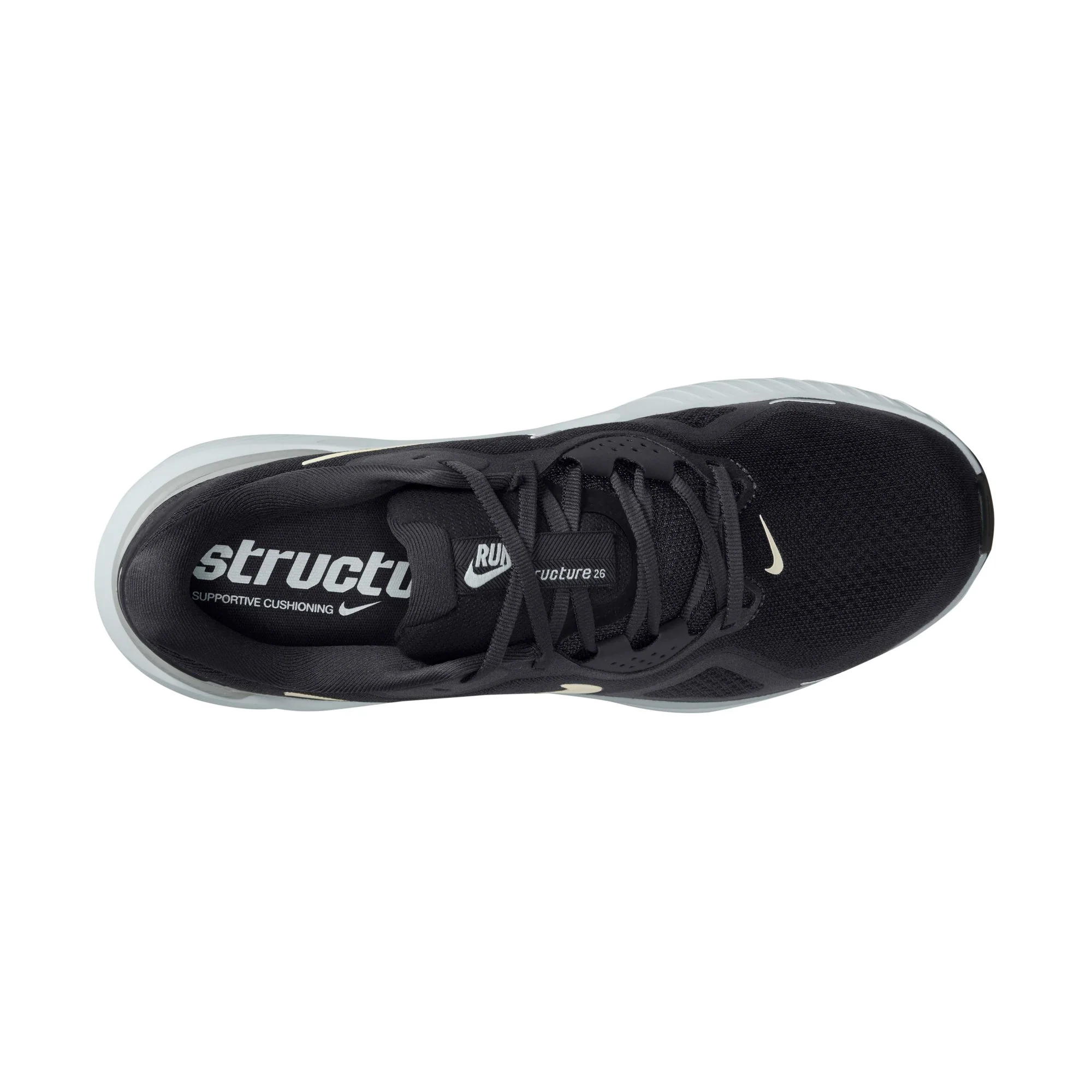 Nike Mens Structure 26 - Anthracite/Light Smoke Grey - Stability - SP26 - Image 4