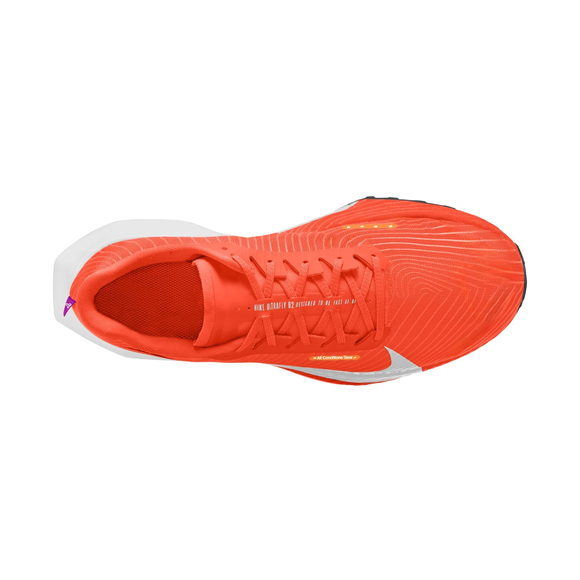 Nike Mens Ultrafly 2 ACG - Hyper Crimson/White/Total Orange - Trail - SP26 - Image 4
