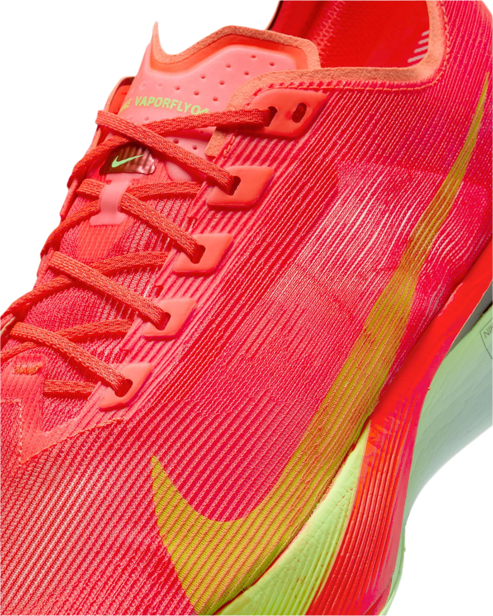 Nike Mens Vaporfly 4 Next% - Bright Crimson/Mint Foam/Lime Blast - Neutral - SP25 - Image 9