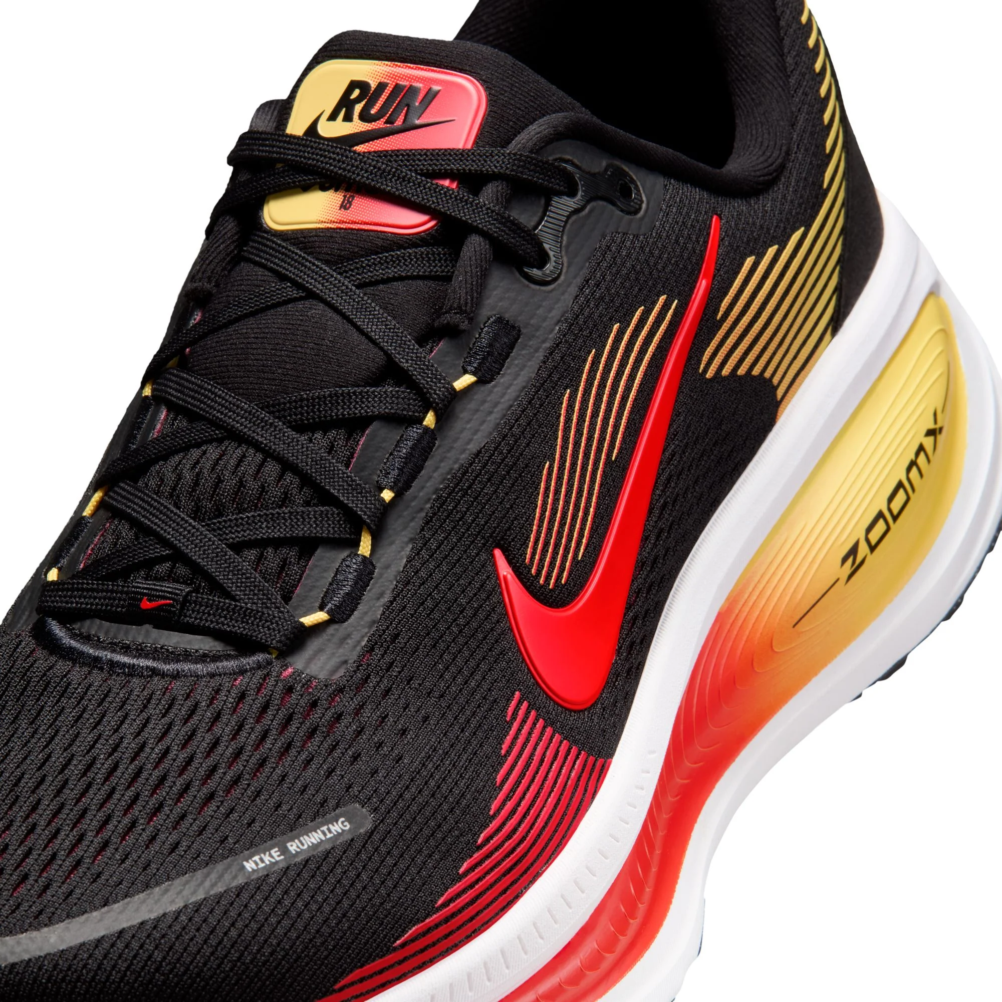 Nike Mens Vomero 18 - Black/Bright Crimson/Light Crimson - Neutral - SP26 - Image 10