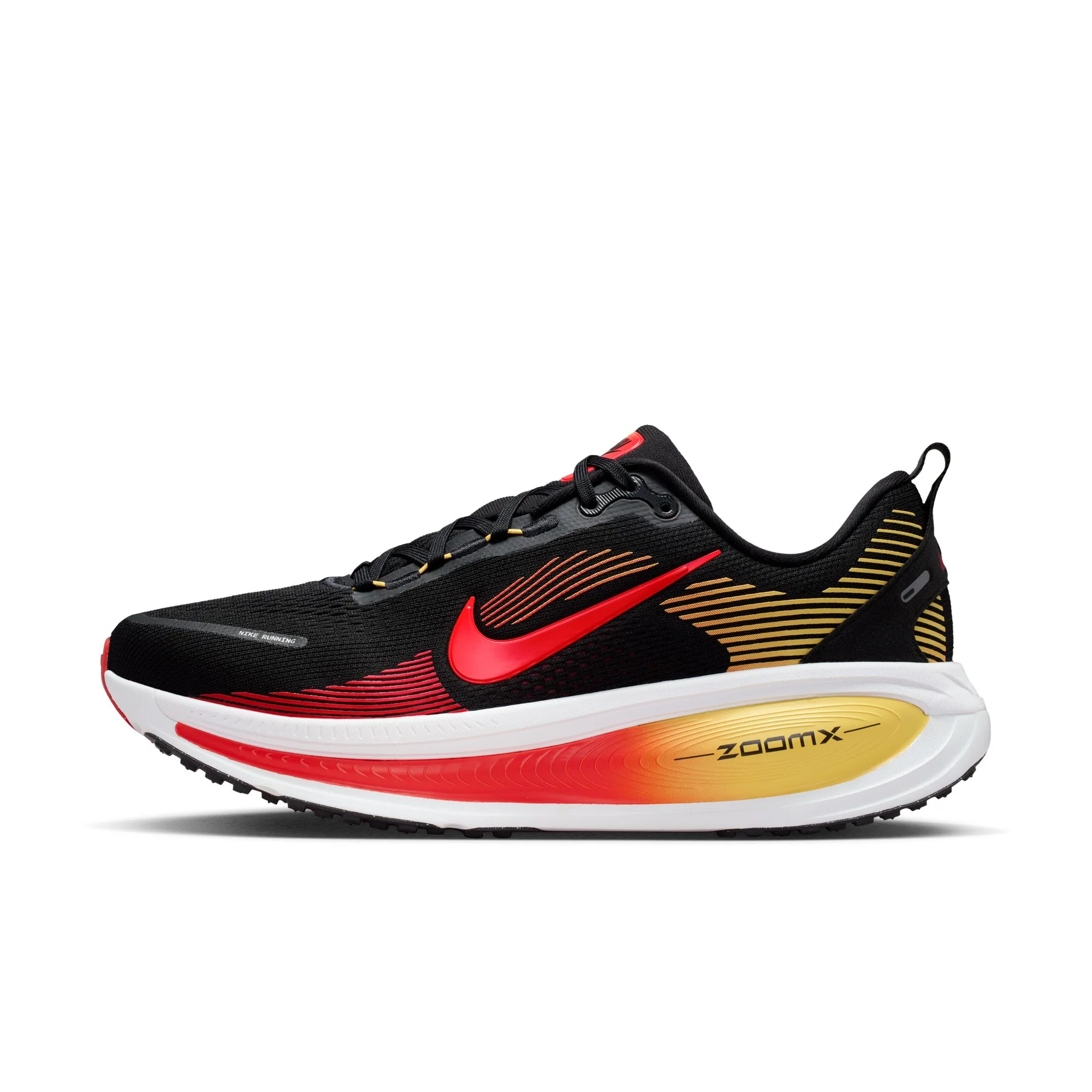 Nike Mens Vomero 18 - Black/Bright Crimson/Light Crimson - Neutral - SP26 - Image 3