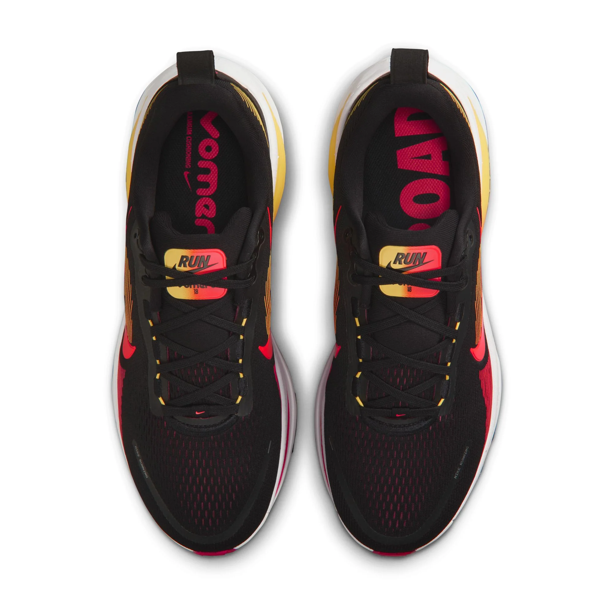 Nike Mens Vomero 18 - Black/Bright Crimson/Light Crimson - Neutral - SP26 - Image 6