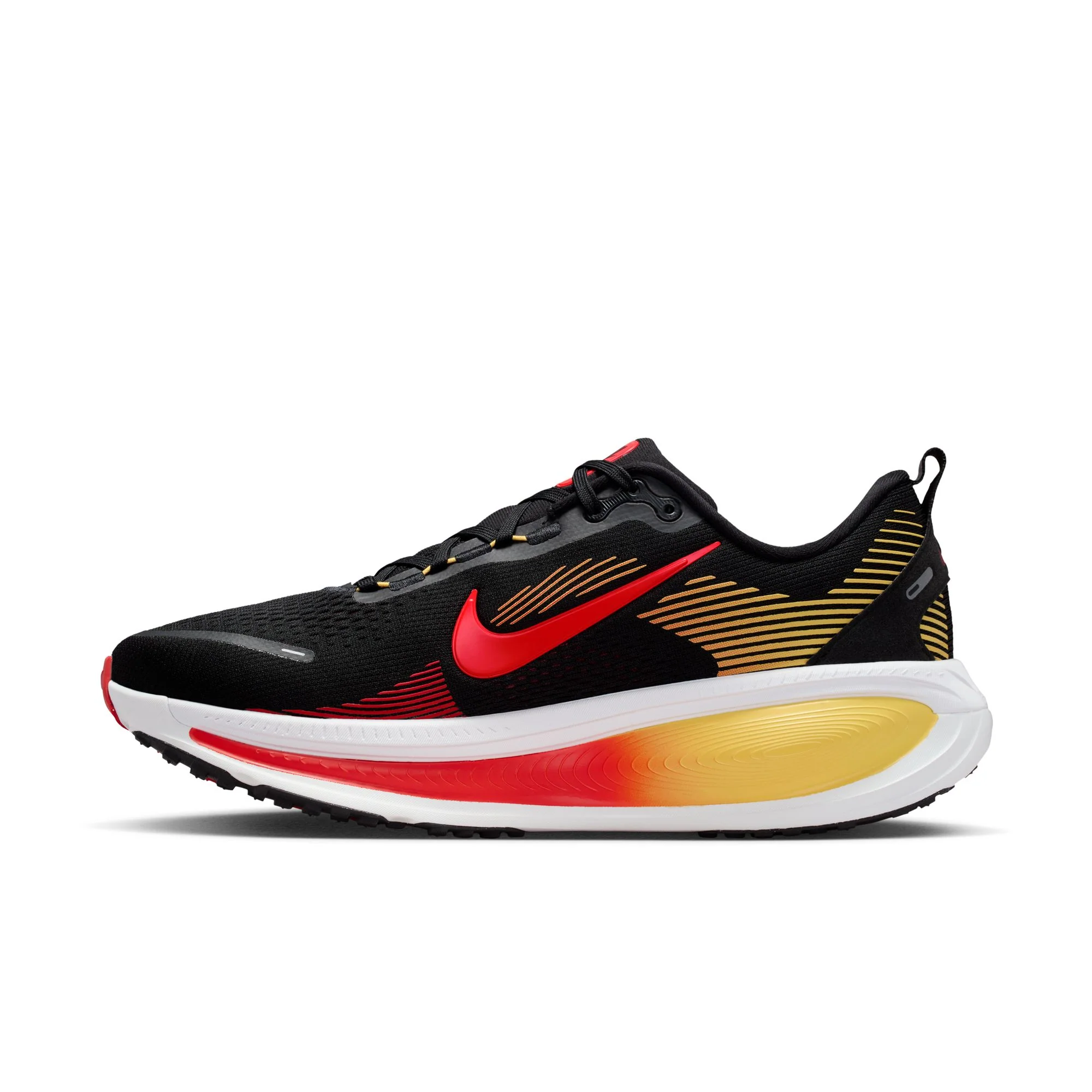 Nike Mens Vomero 18 - Black/Bright Crimson/Light Crimson - Neutral - SP26 - Image 7