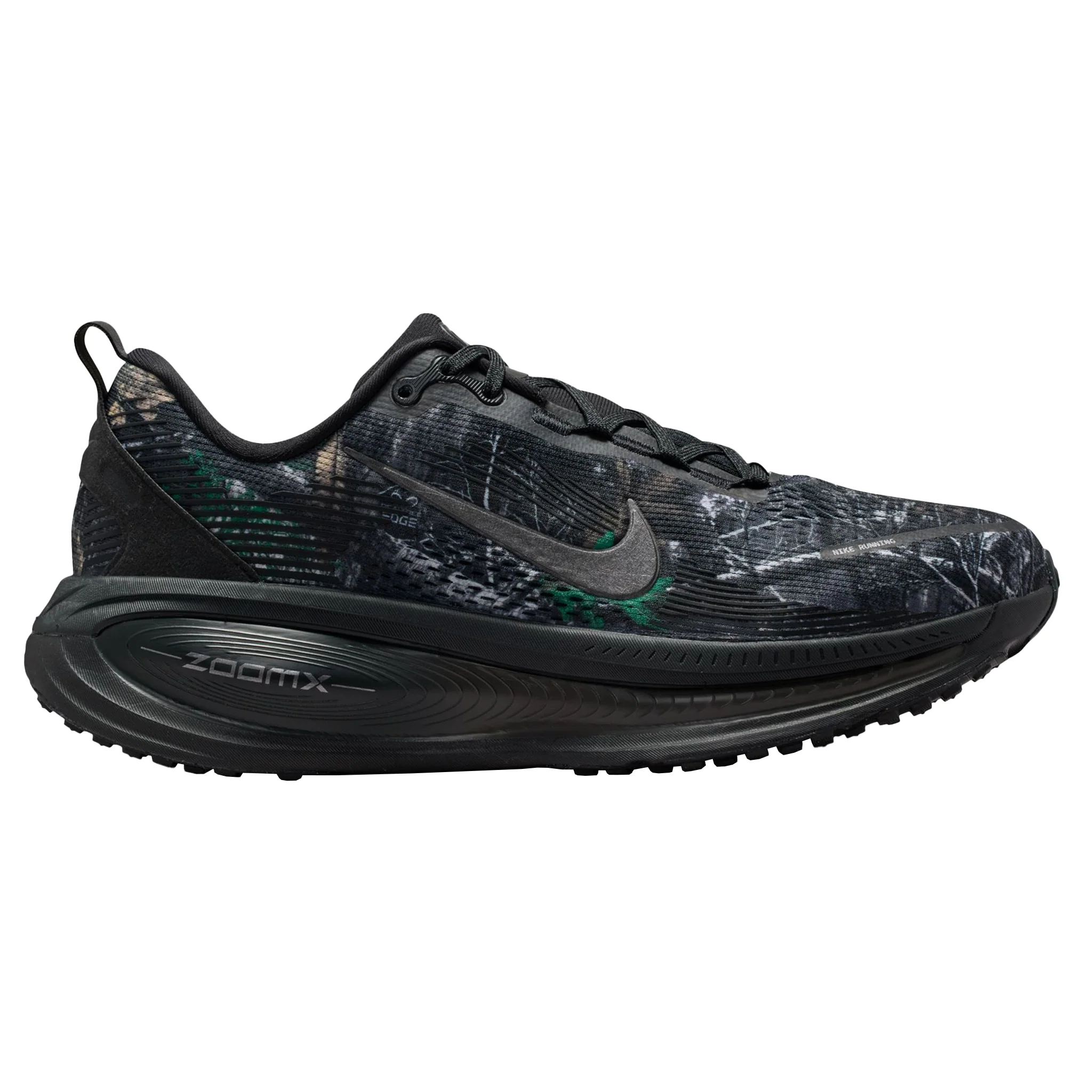 Nike Mens Vomero 18 RealtreeĀ® - Black/Metallic Dark Grey/Dark Smoke Grey - Neutral - SP26