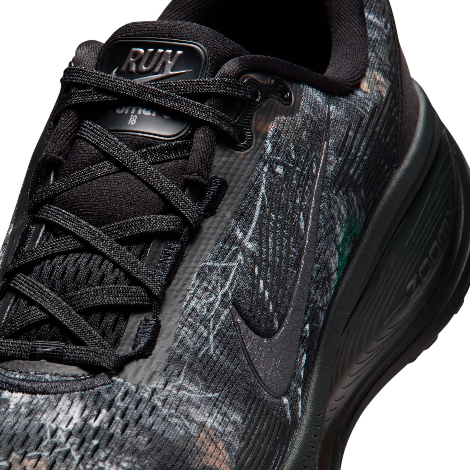 Nike Mens Vomero 18 RealtreeĀ® - Black/Metallic Dark Grey/Dark Smoke Grey - Neutral - SP26 - Image 8