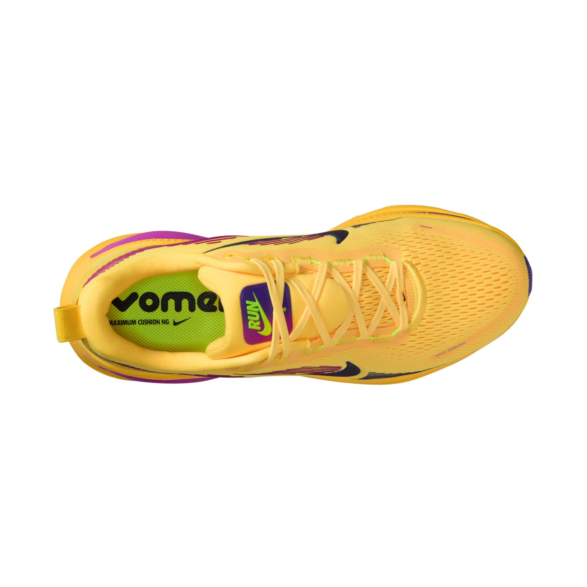 Nike Mens Vomero 18 - Citron Pulse/Blue Void/Laser Orange - Neutral - SP26 - Image 4